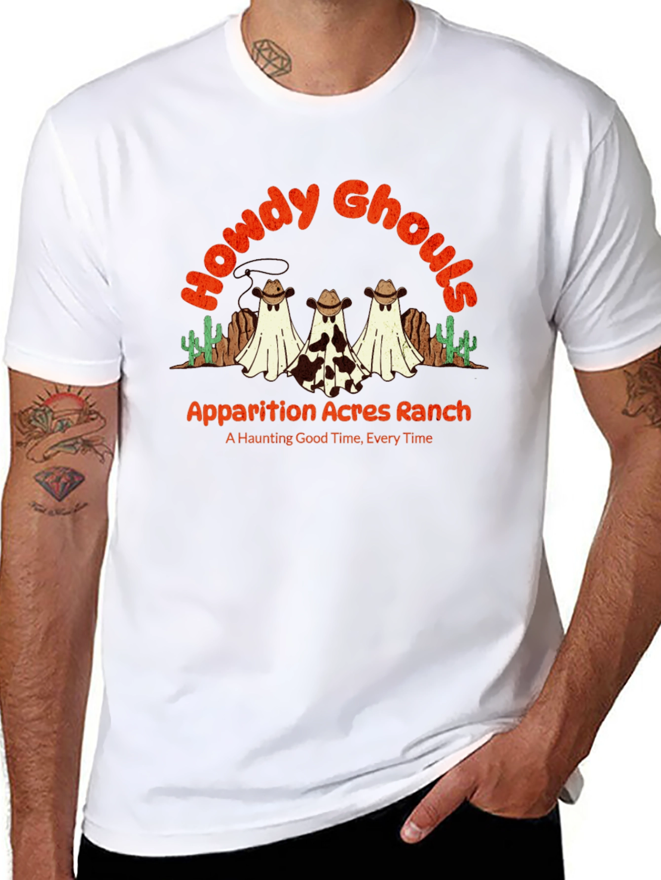 Howdy Ghouls Ranch Graphic Tee