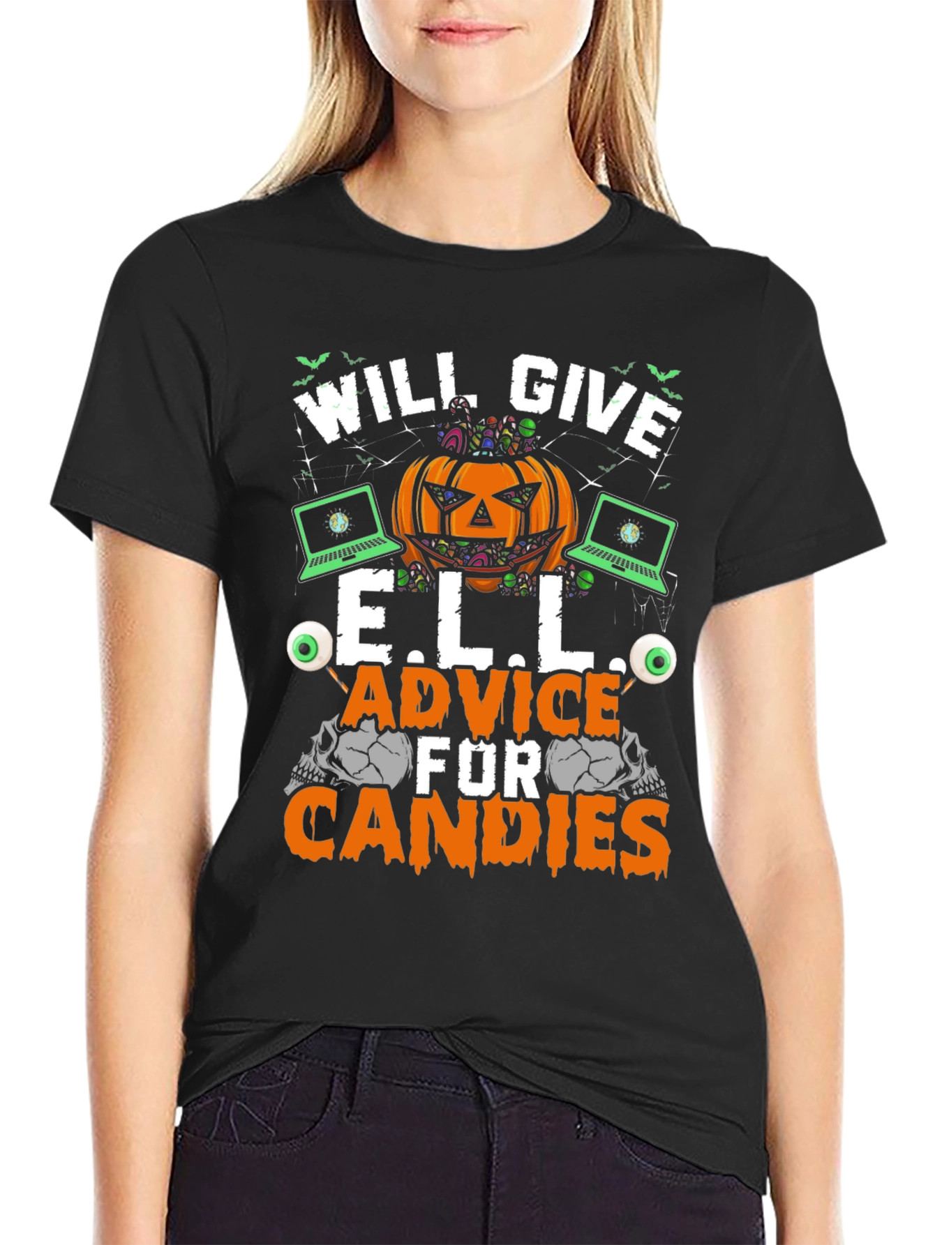Will Give E.L.L. Advice for Candies Halloween T-Shirt