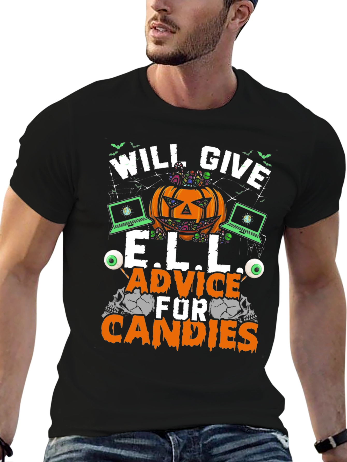 Will Give E.L.L. Advice for Candies Halloween T-Shirt