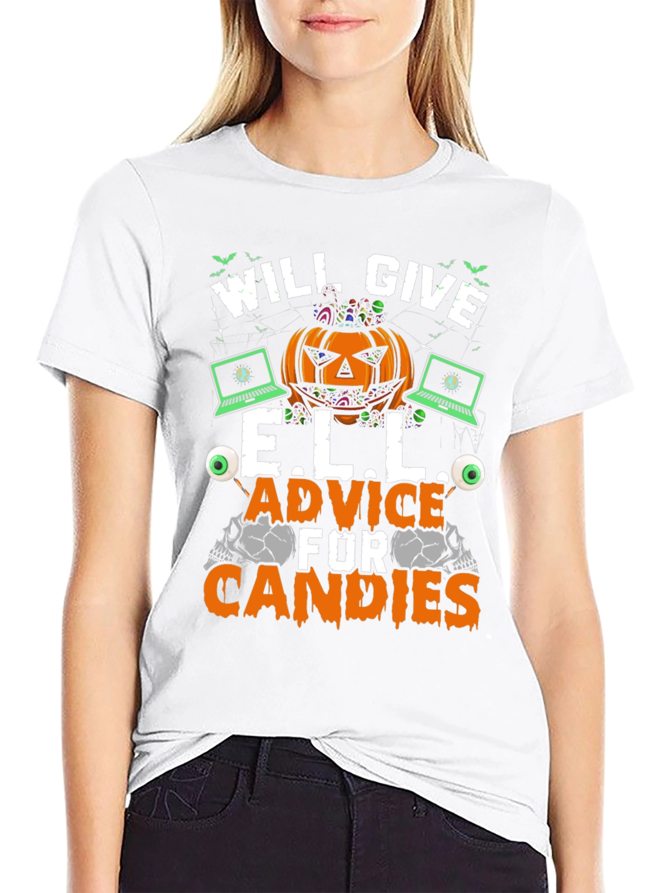 Will Give E.L.L. Advice for Candies Halloween T-Shirt