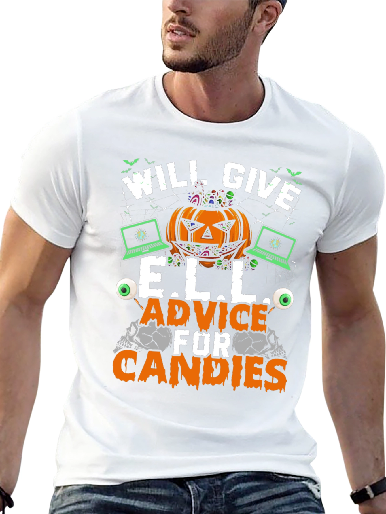 Will Give E.L.L. Advice for Candies Halloween T-Shirt