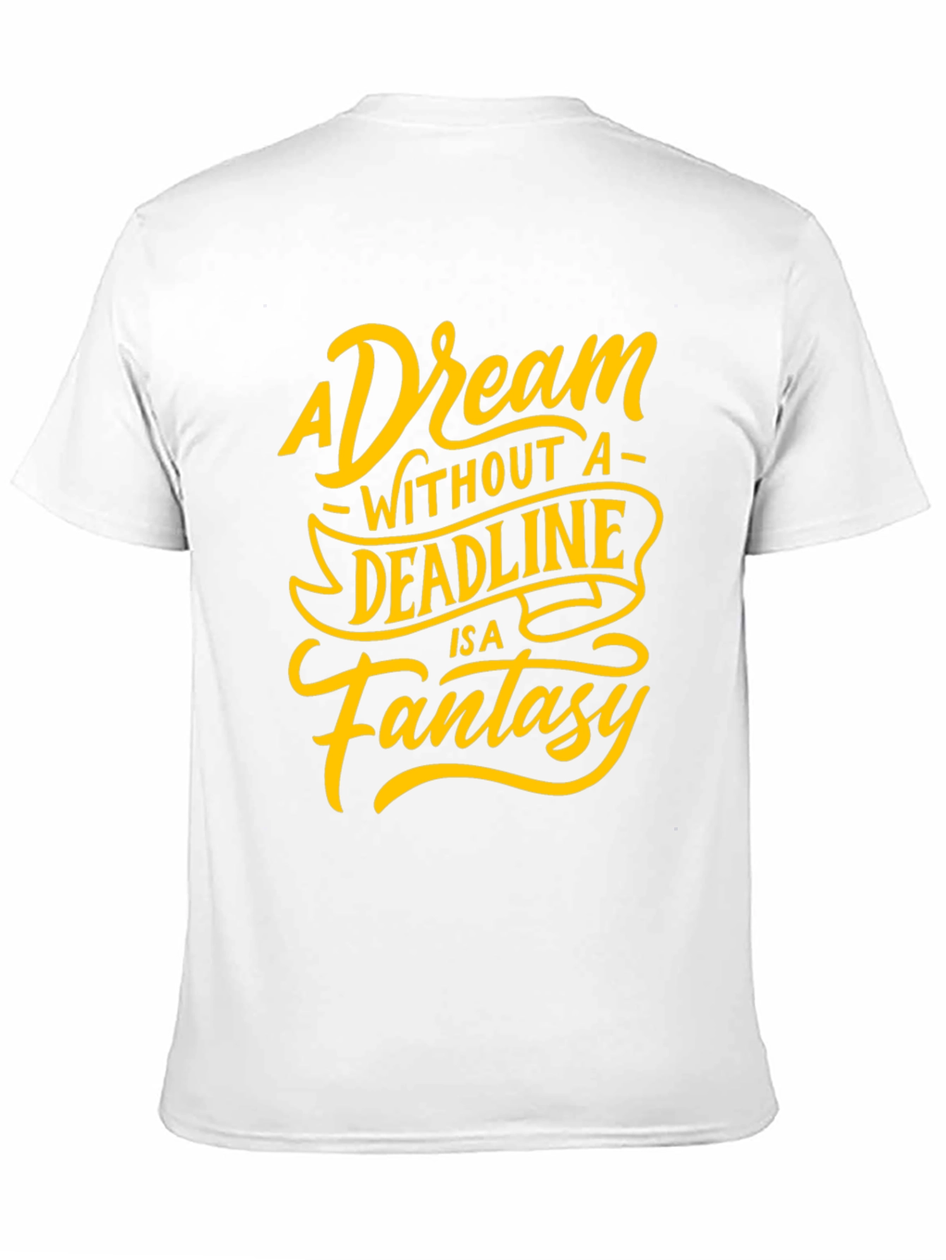 Dream Deadline Fantasy Graphic Tee - Stylish Black T-Shirt