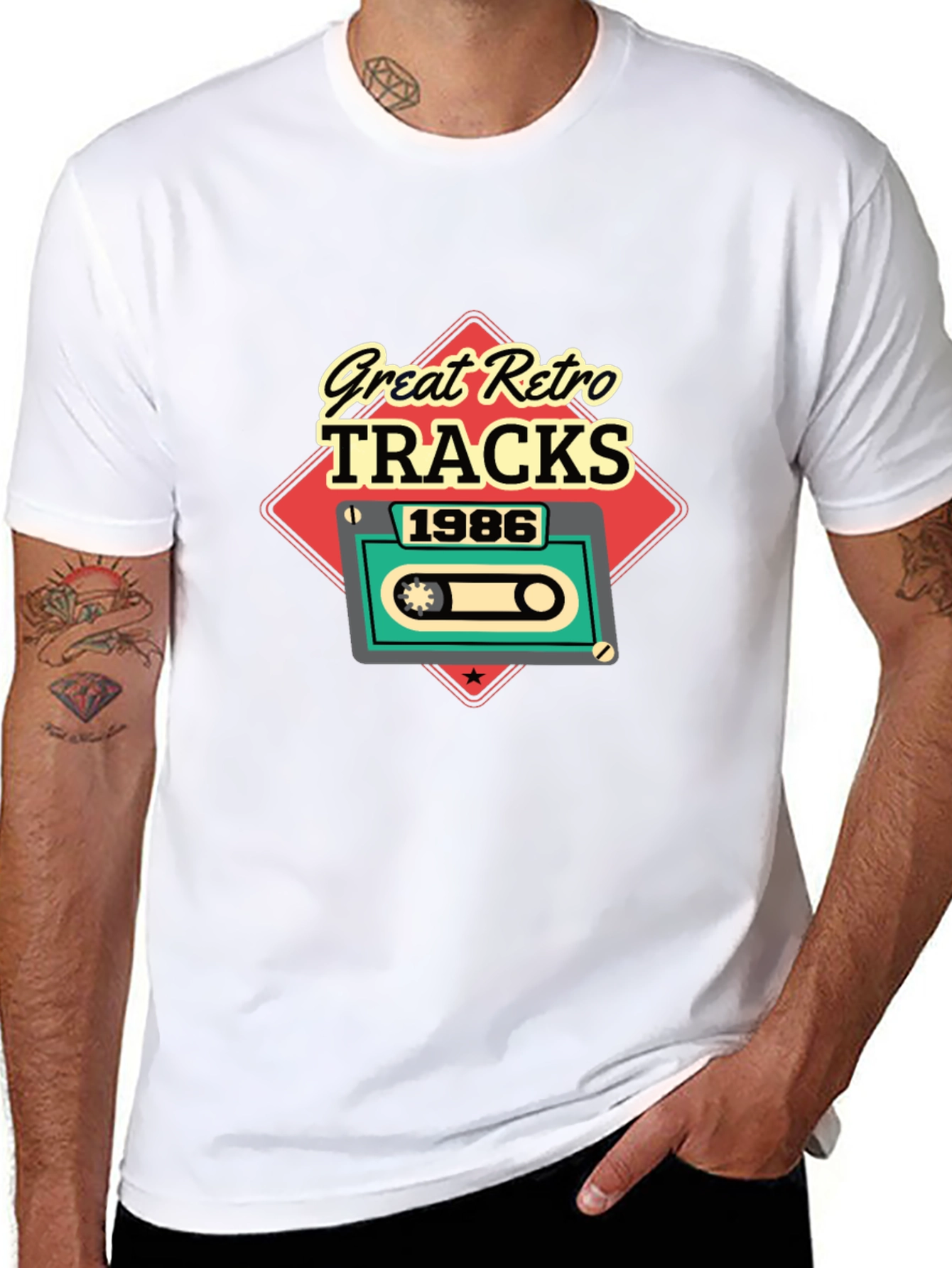 Great Retro Tracks 1986 T-Shirt