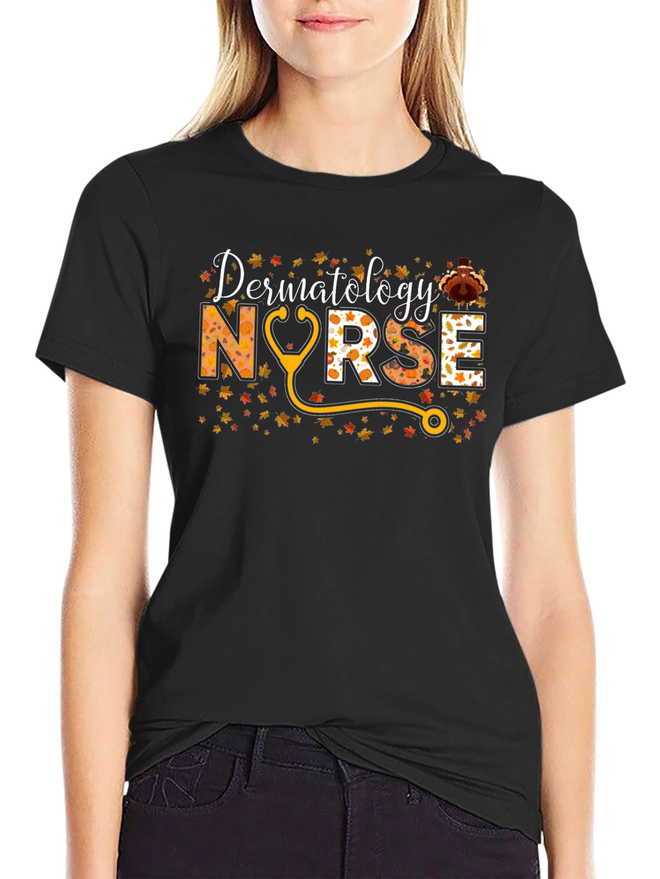 Dermatology Nurse Thanksgiving T-Shirt