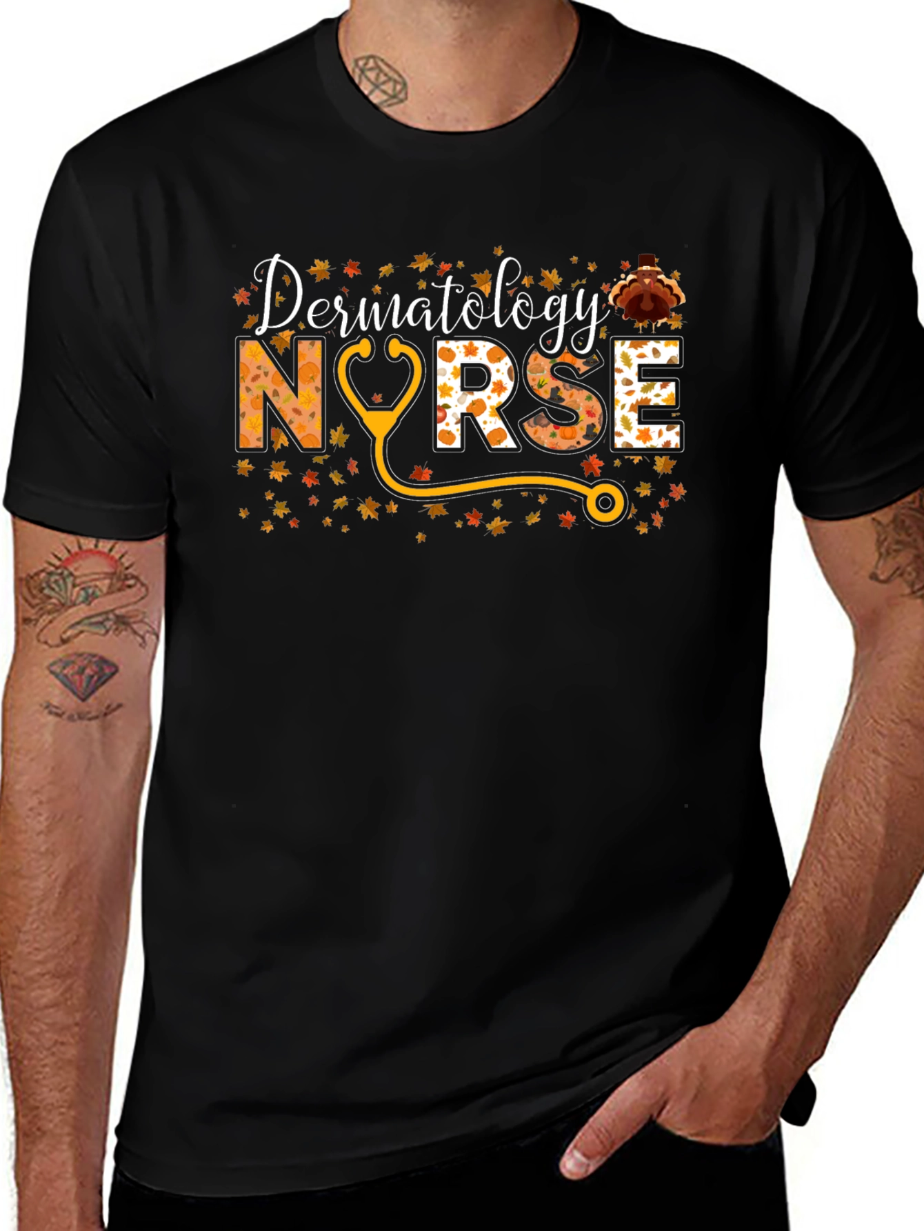 Dermatology Nurse Thanksgiving T-Shirt