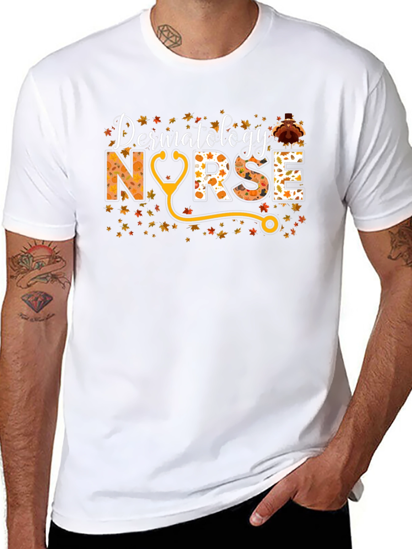 Dermatology Nurse Thanksgiving T-Shirt