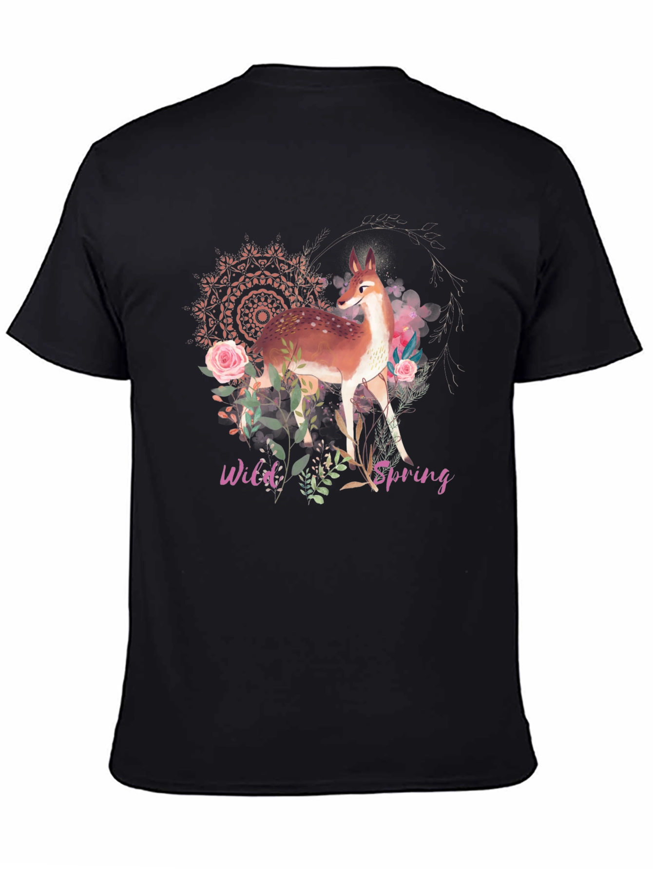 Wild Spring Deer Graphic Tee
