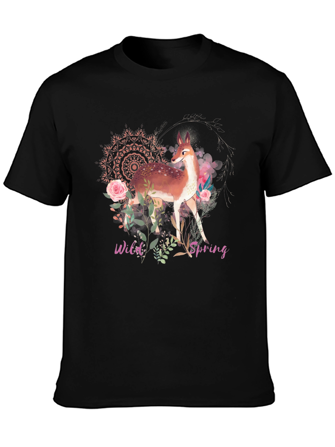 Wild Spring Deer Graphic Tee