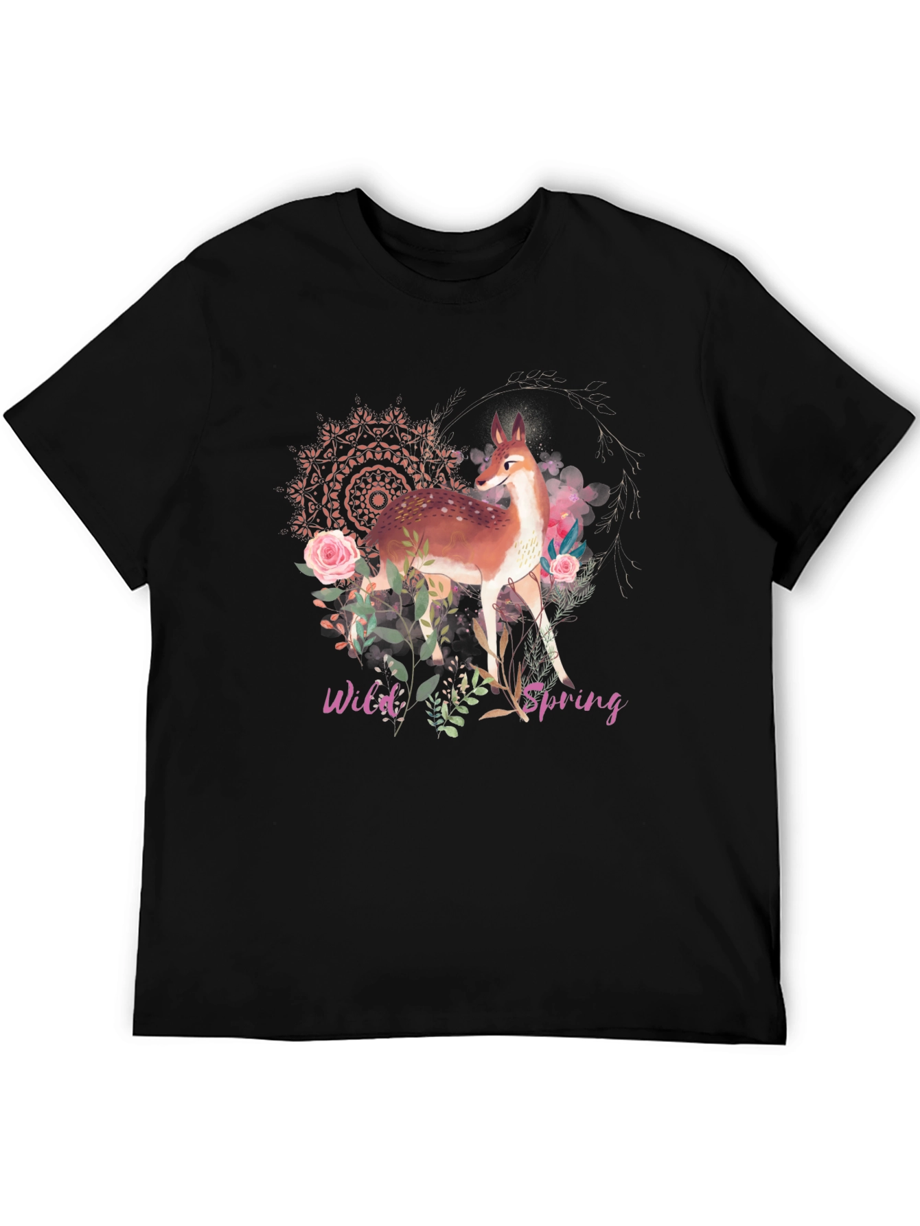 Wild Spring Deer Graphic Tee