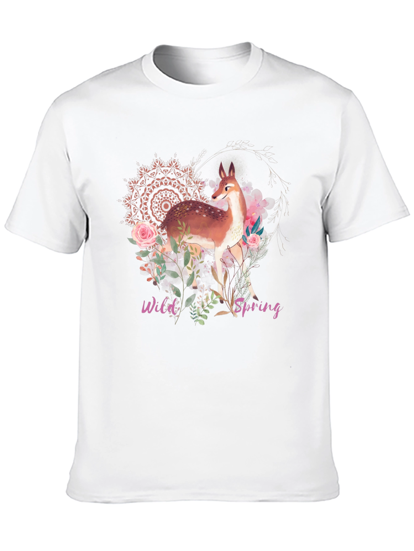 Wild Spring Deer Graphic Tee