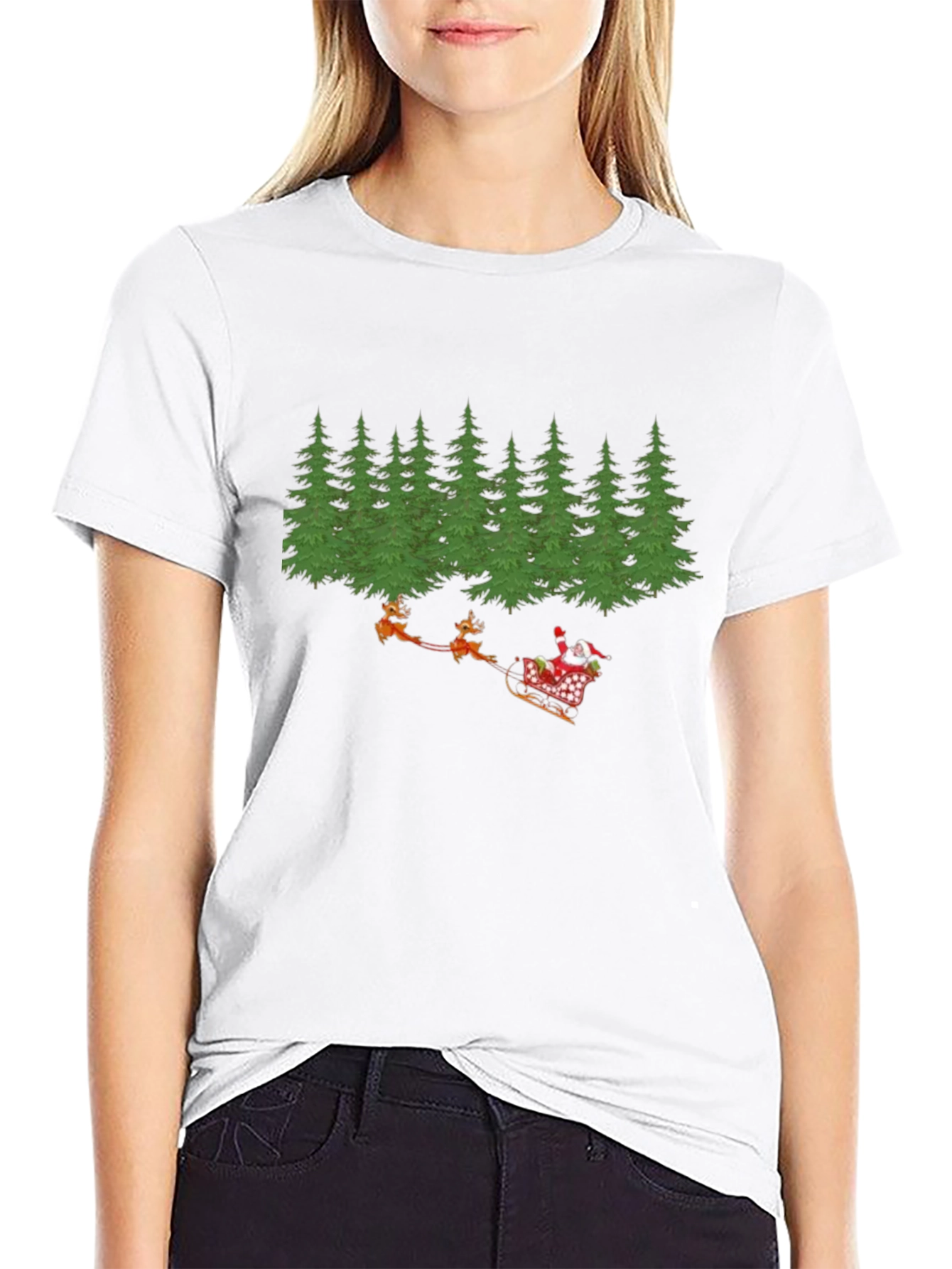 Christmas Santa T-Shirt - Holiday Season Apparel