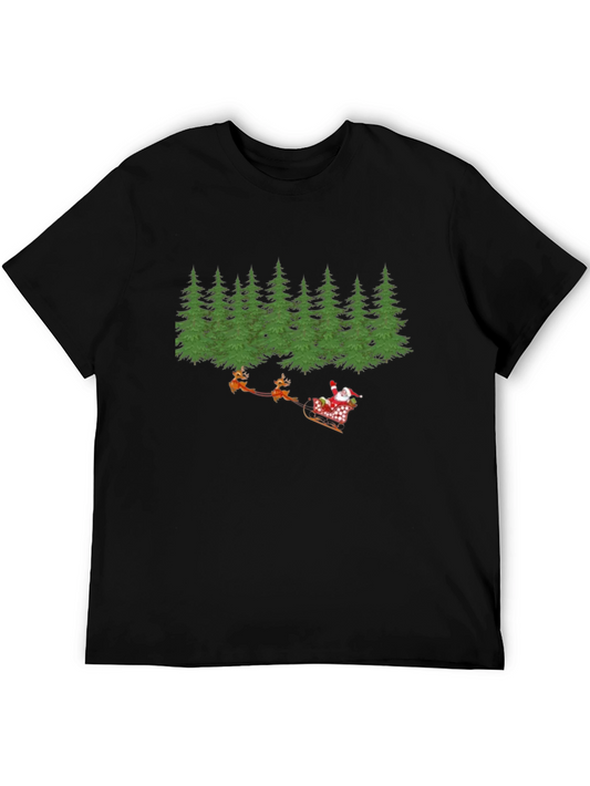Christmas Santa T-Shirt - Holiday Season Apparel