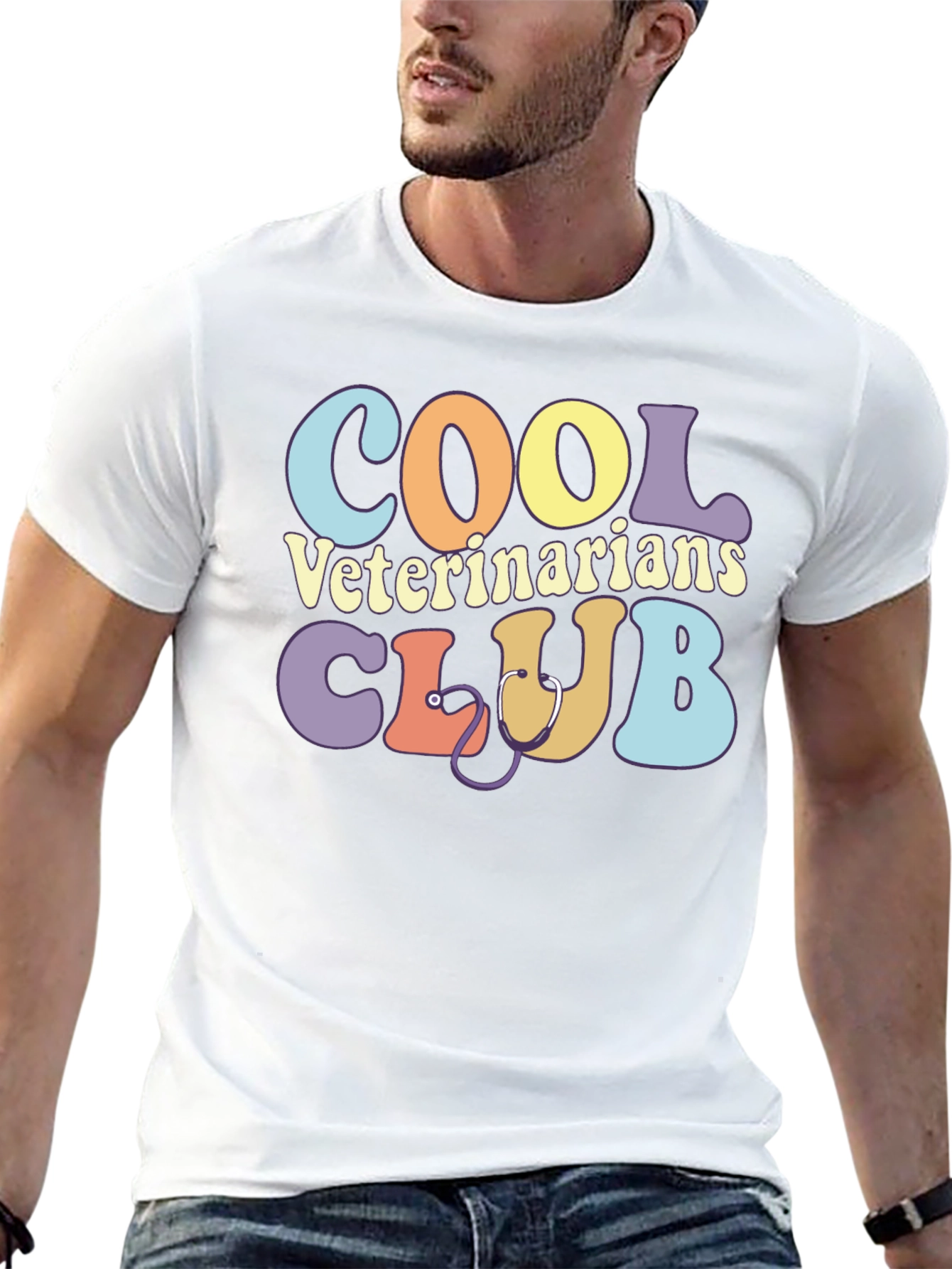 Cool Veterinarians Club Graphic Tee