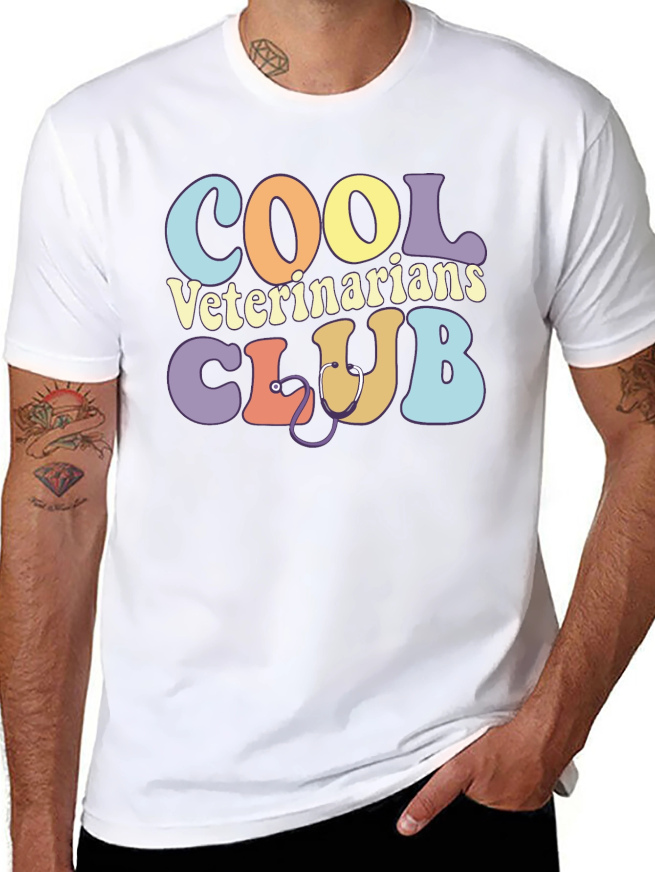 Cool Veterinarians Club Graphic Tee