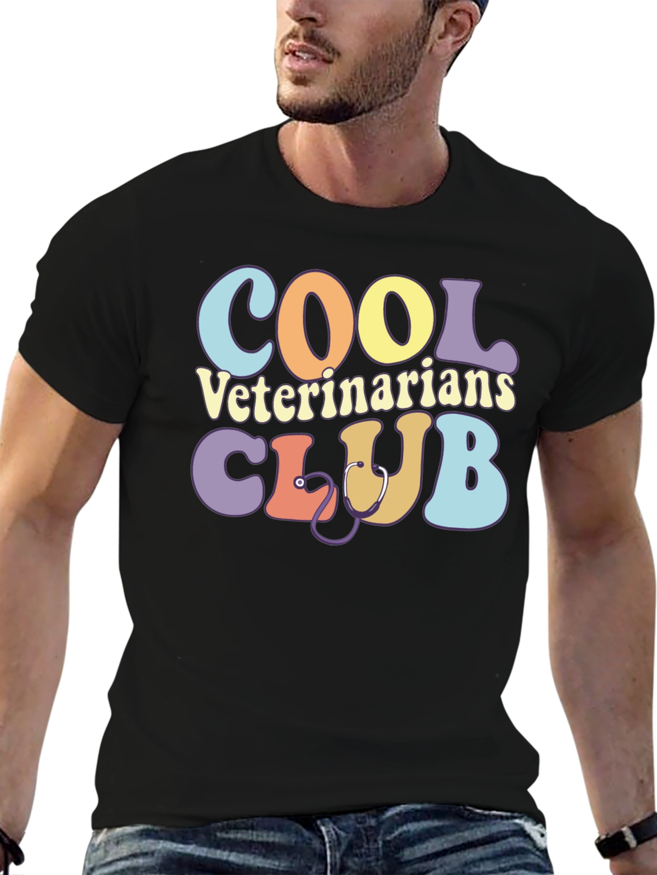 Cool Veterinarians Club Graphic Tee