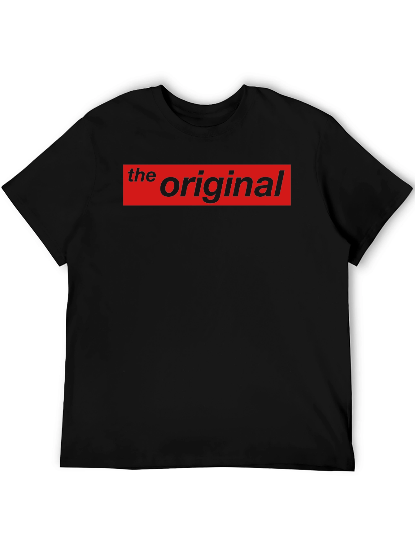 The Original Graphic Tee - Black Crew Neck