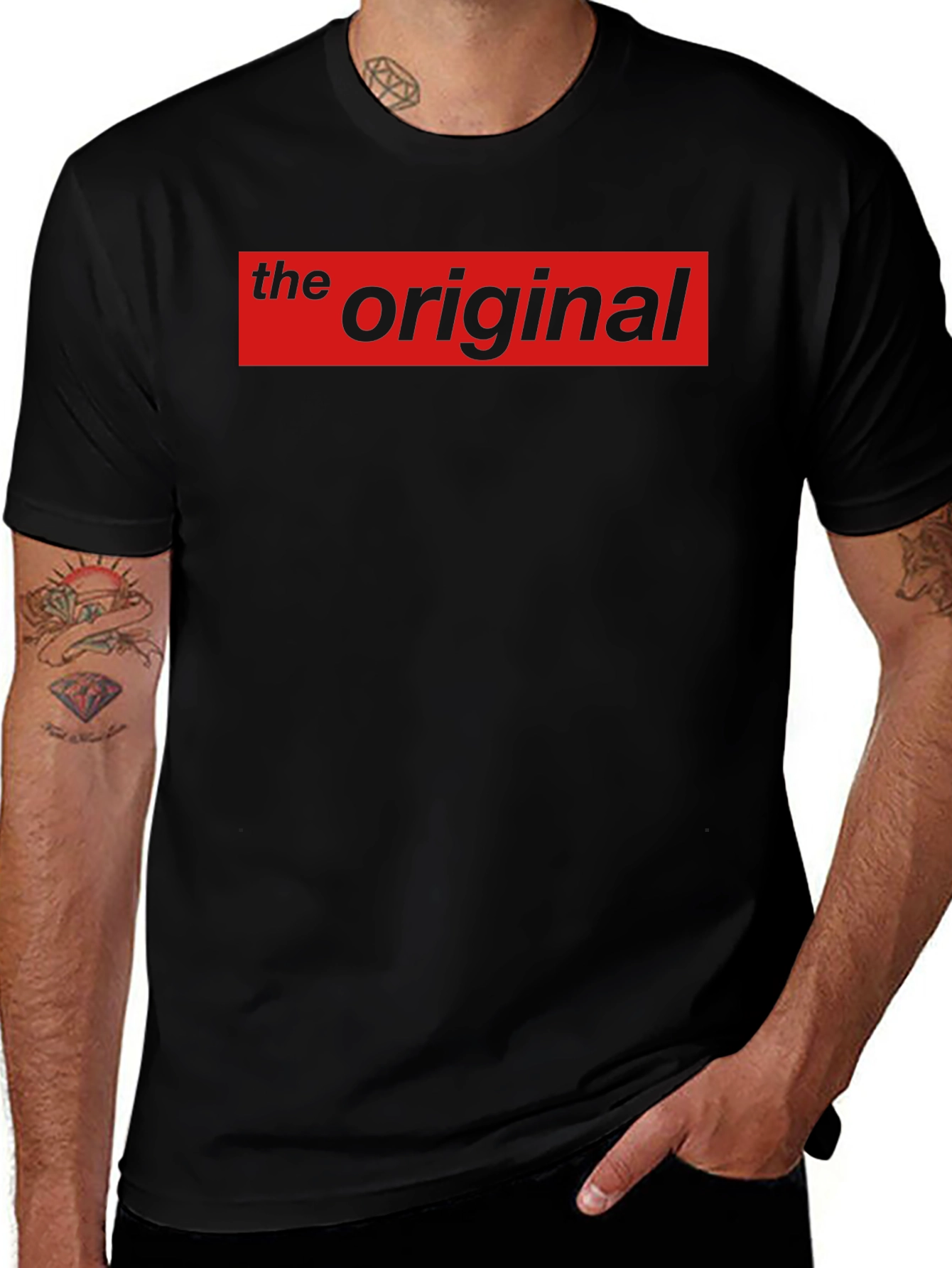 The Original Graphic Tee - Black Crew Neck