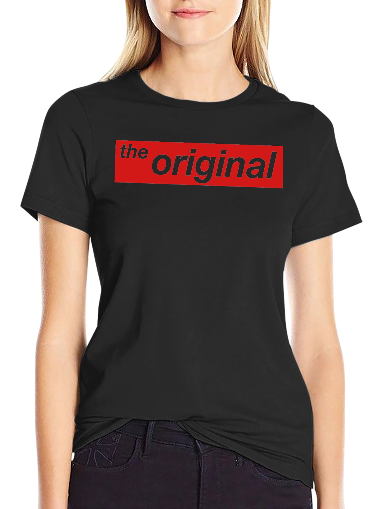 The Original Graphic Tee - Black Crew Neck
