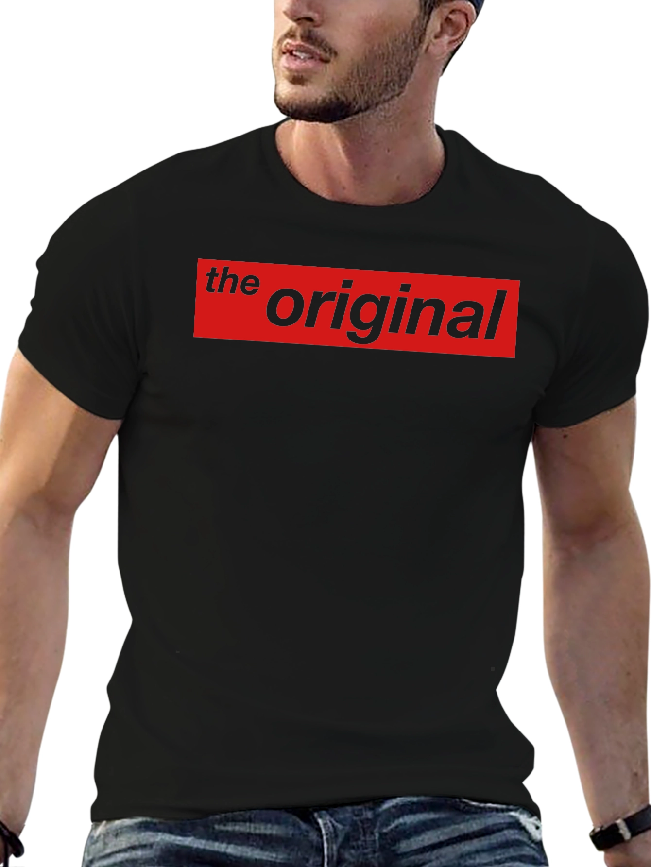 The Original Graphic Tee - Black Crew Neck