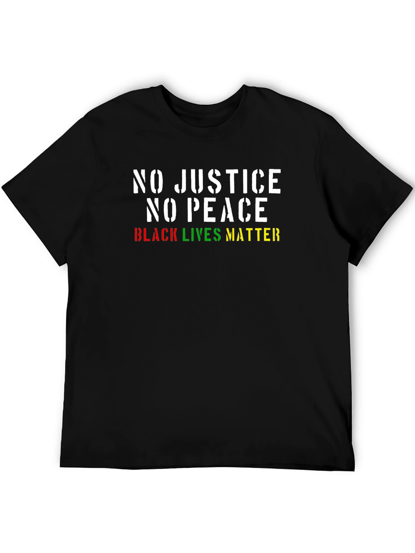 No Justice No Peace Black Lives Matter T-Shirt