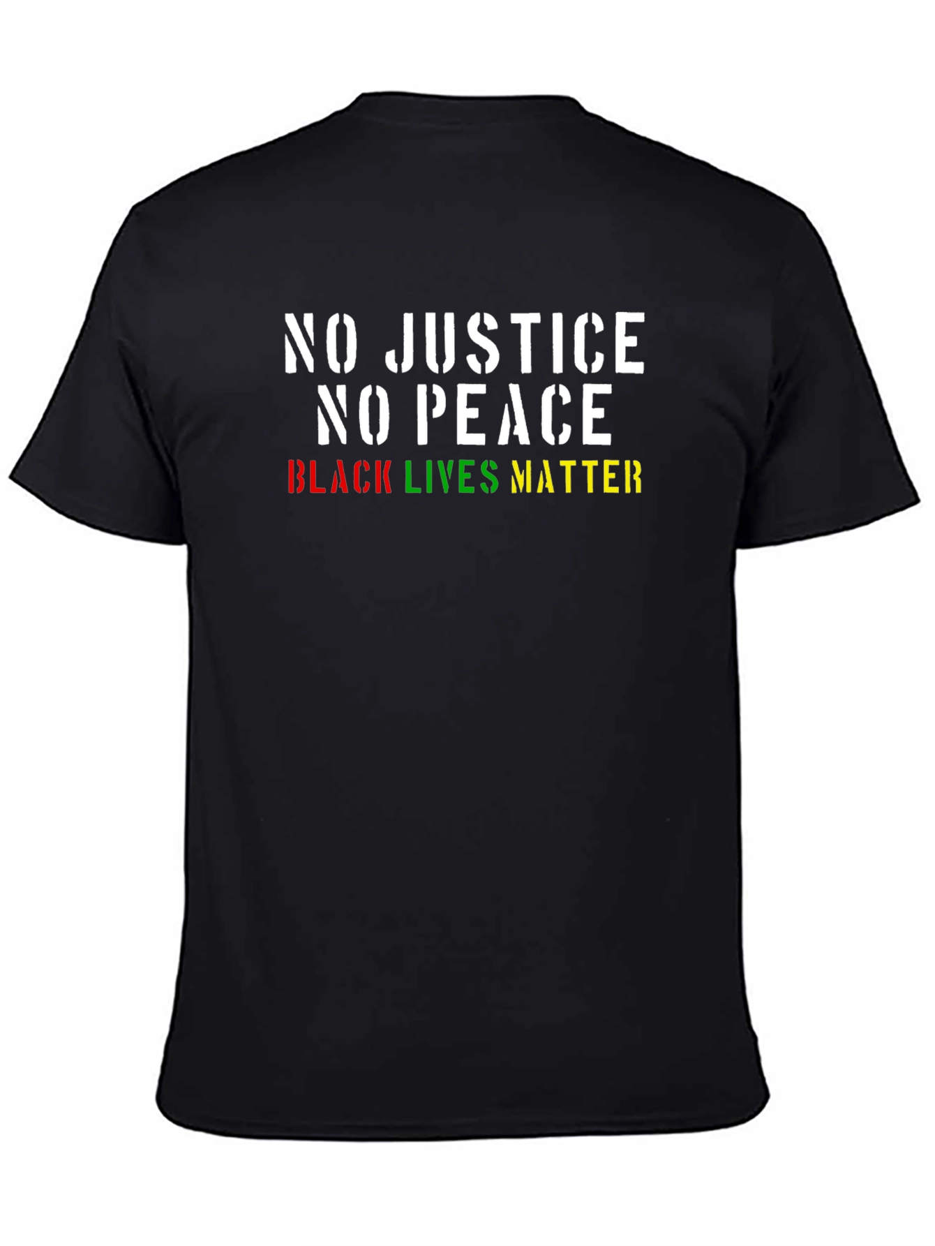 No Justice No Peace Black Lives Matter T-Shirt