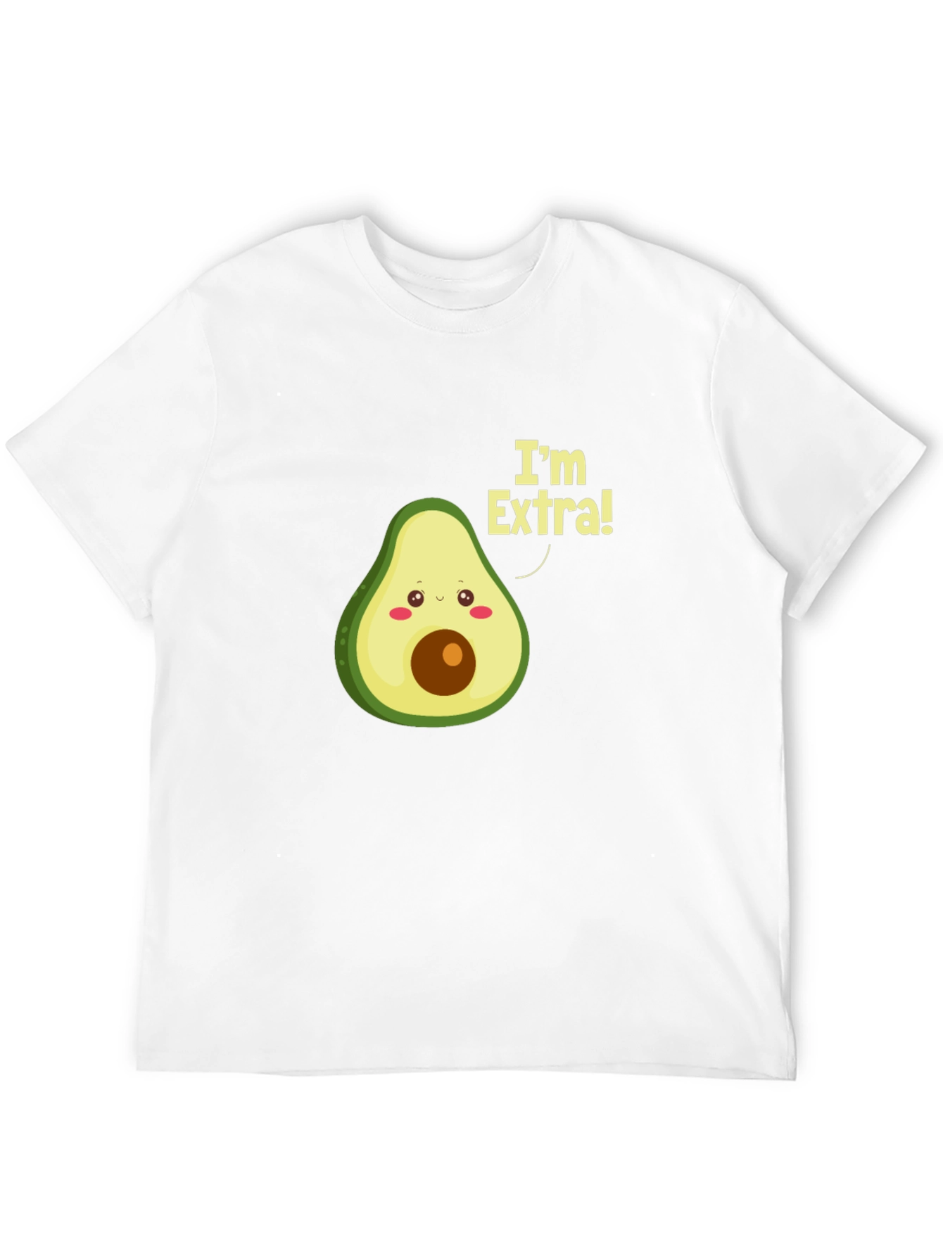 Im Extra! Avocado Graphic T-Shirt