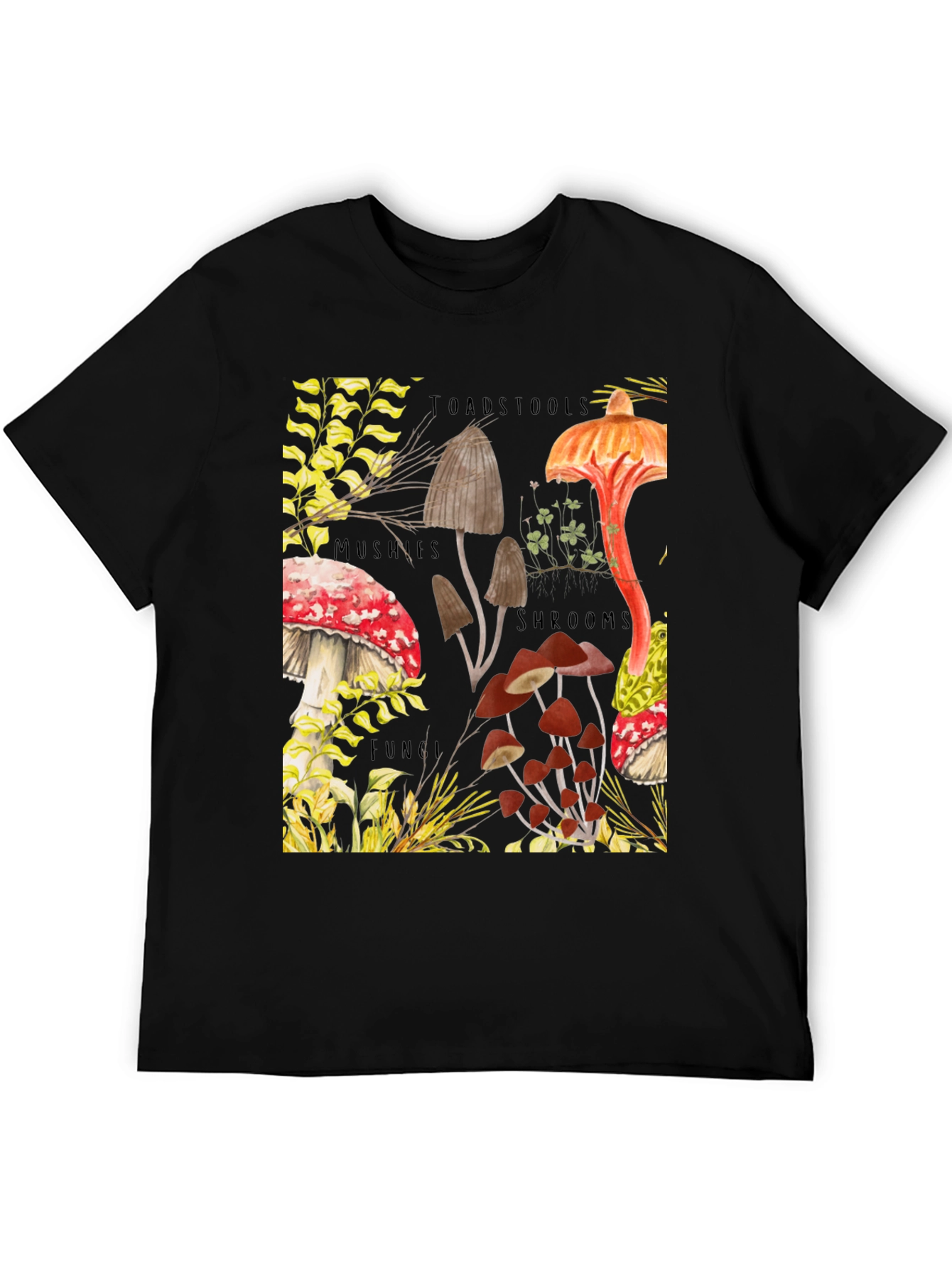 Mushroom Print T-Shirt - Fun Guy Apparel