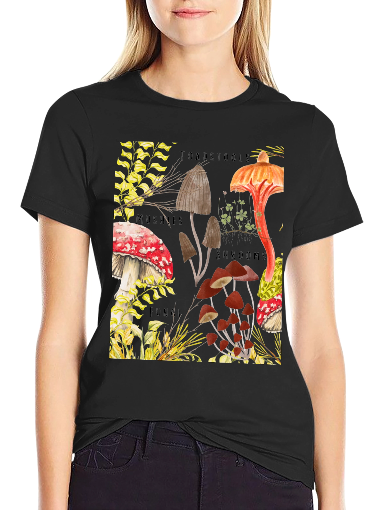 Mushroom Print T-Shirt - Fun Guy Apparel