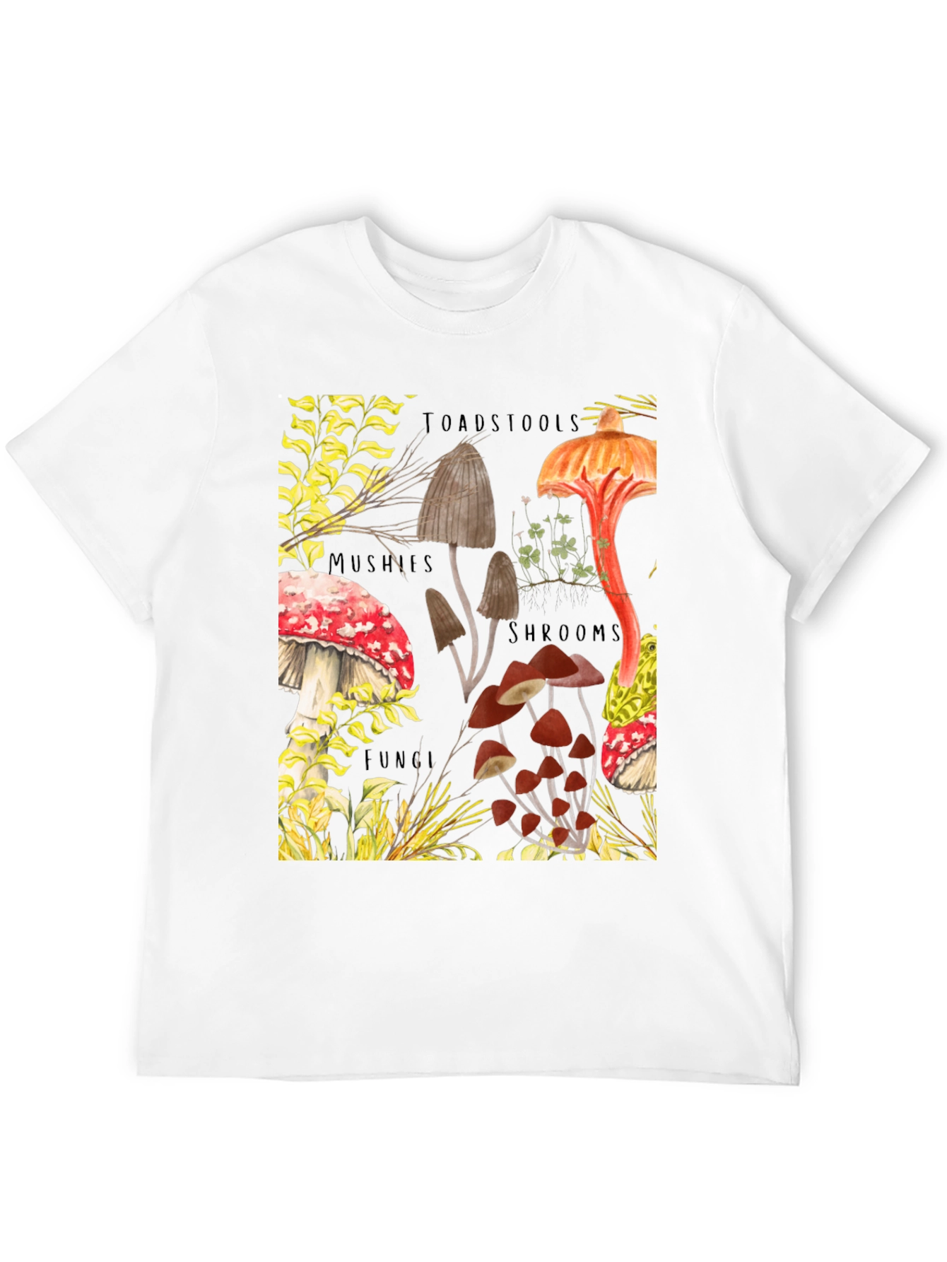Mushroom Print T-Shirt - Fun Guy Apparel