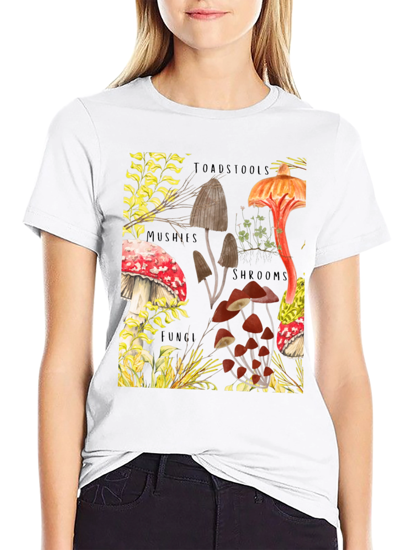 Mushroom Print T-Shirt - Fun Guy Apparel