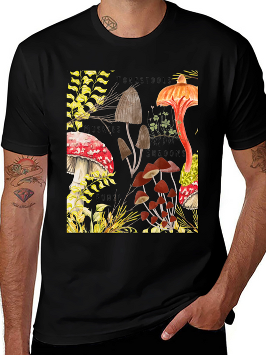 Mushroom Print T-Shirt - Fun Guy Apparel