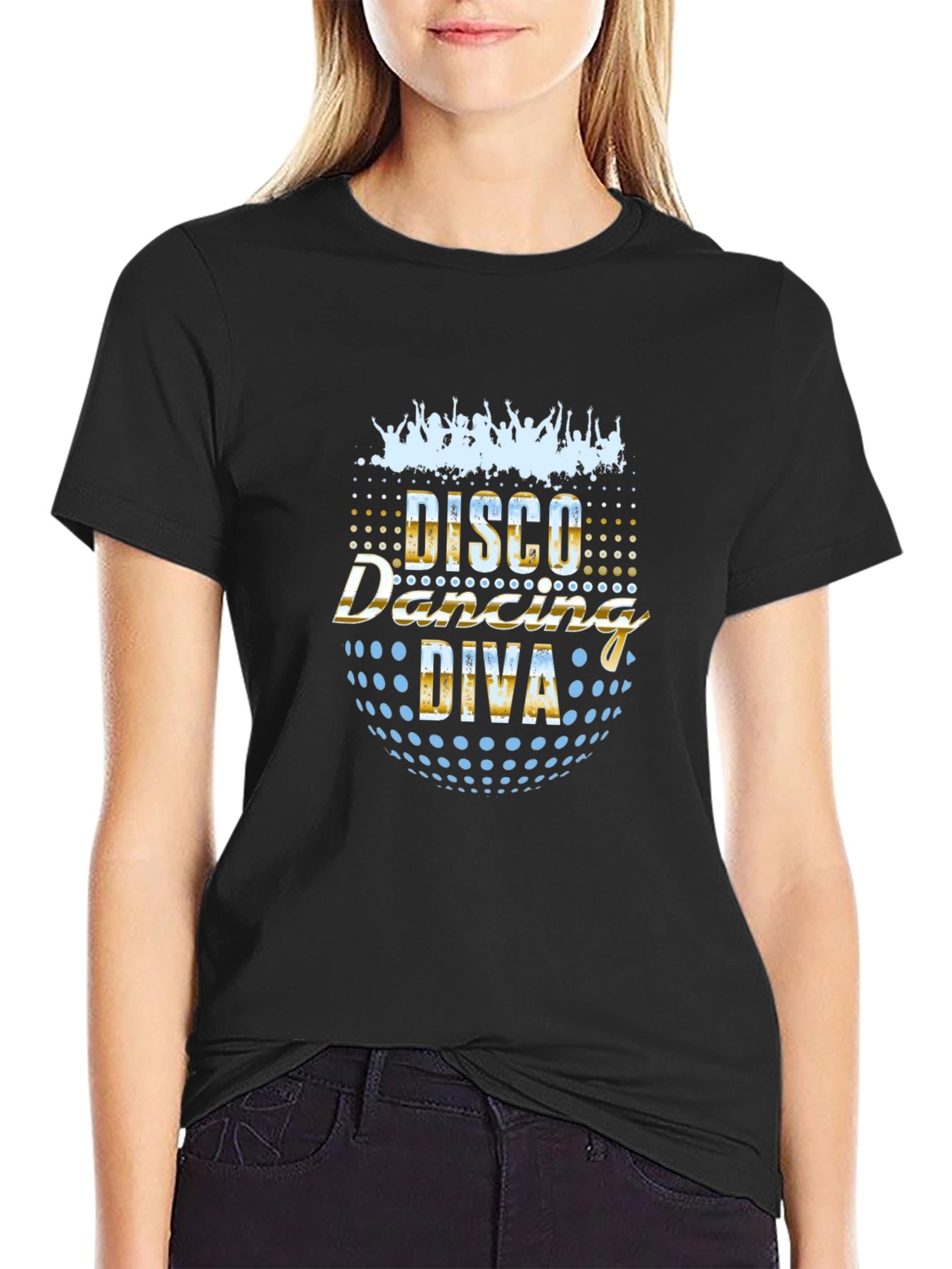 Disco Dancing Diva Graphic Tee