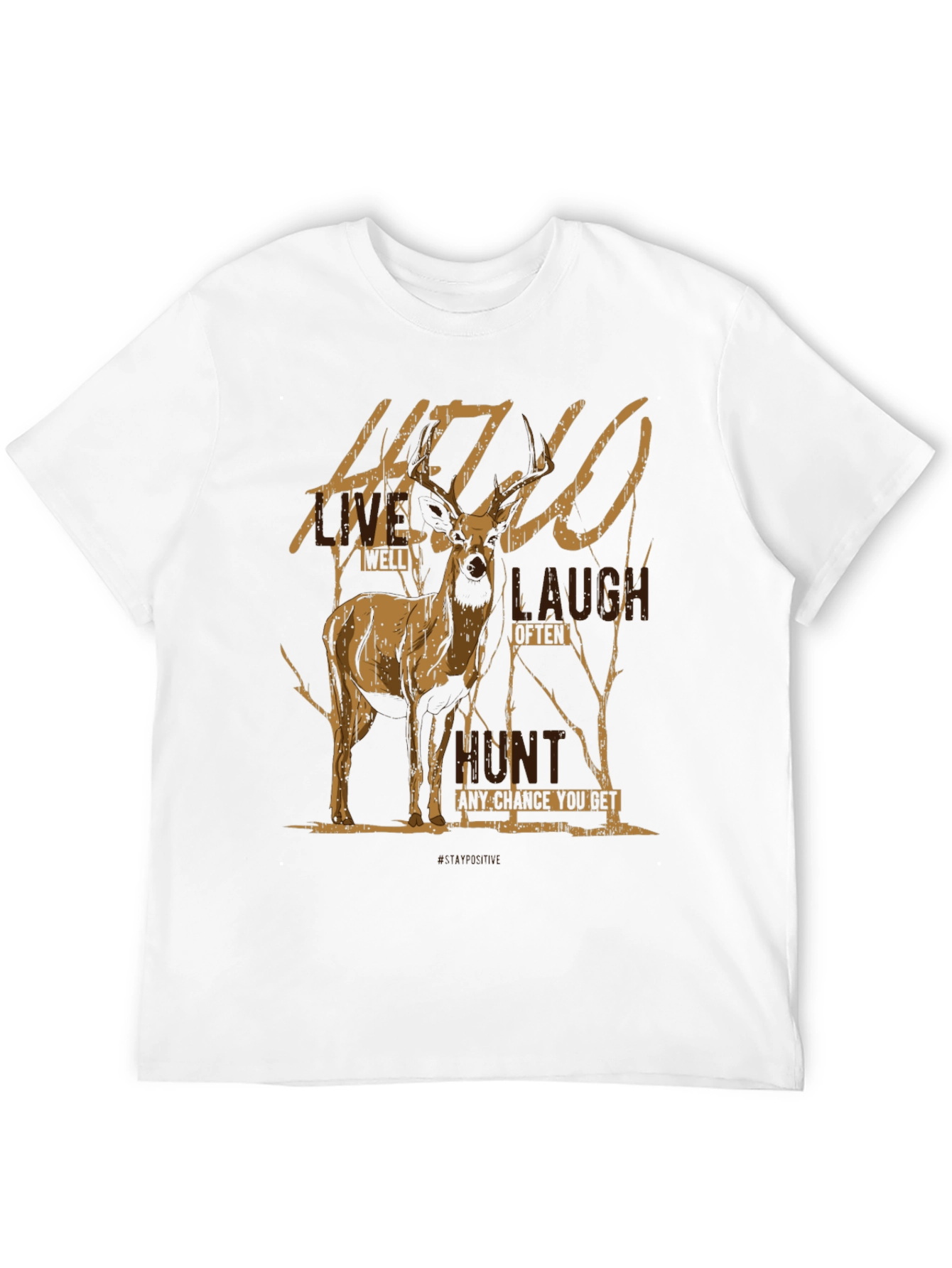 Live Well Laugh Often Hunt Tee