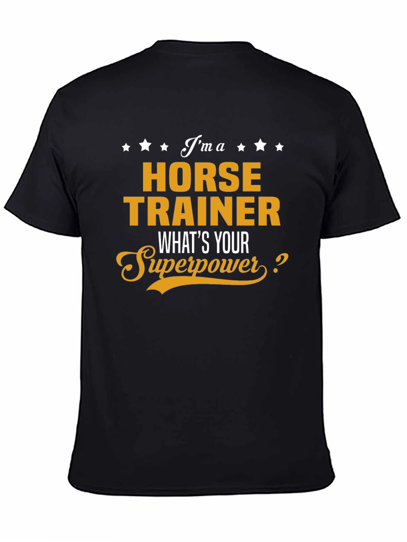 Horse Trainer Superpower T-Shirt Funny Gift