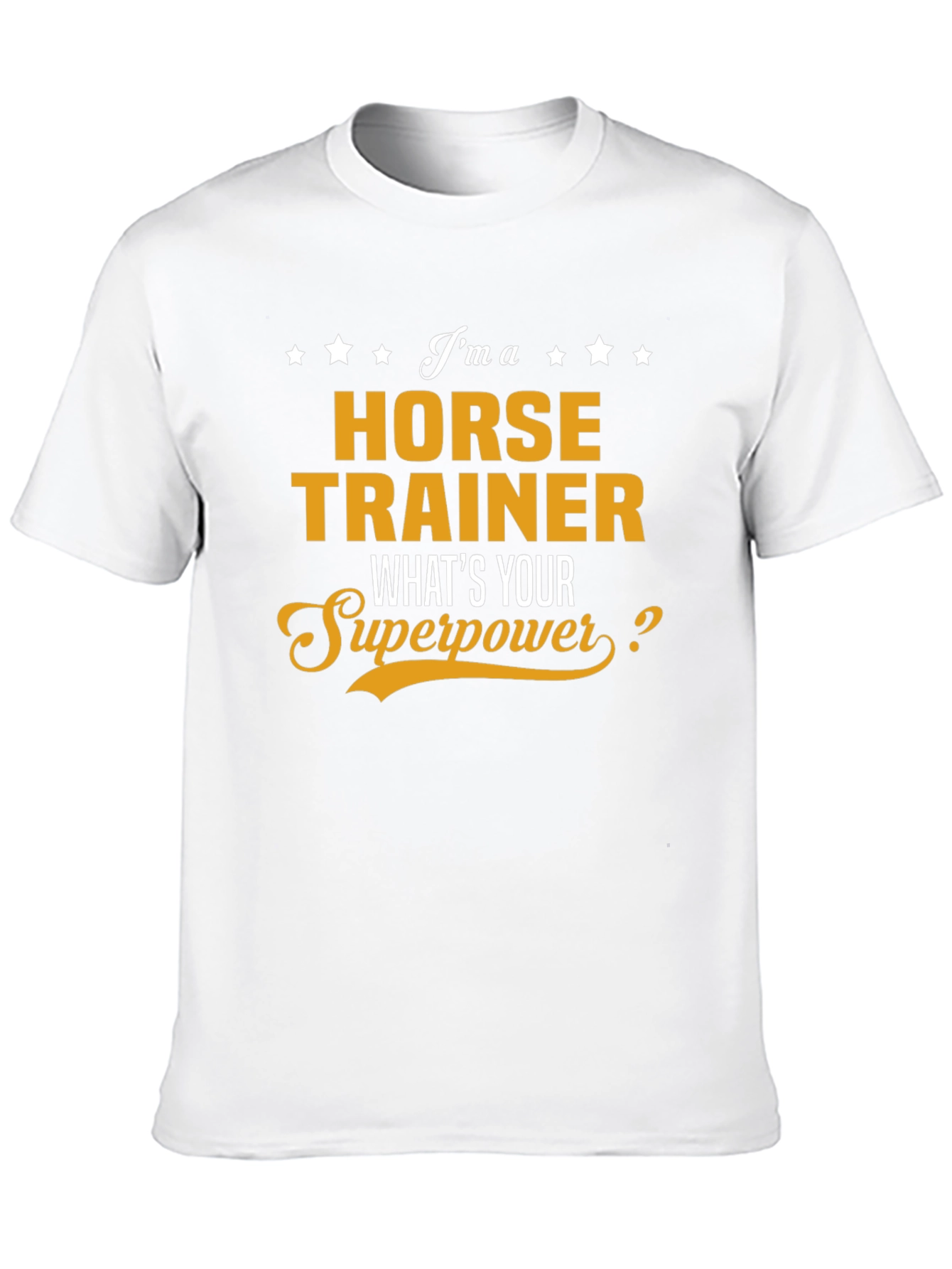 Horse Trainer Superpower T-Shirt Funny Gift