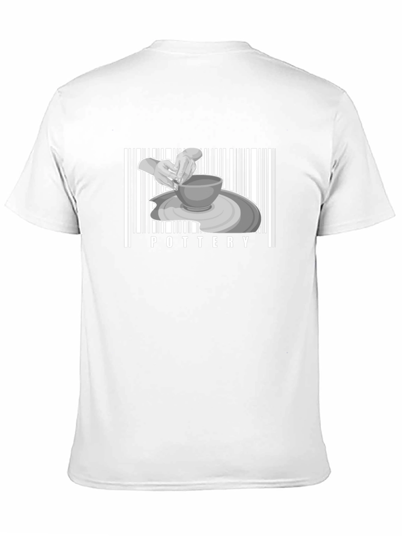 Pottery Barcode Graphic T-Shirt