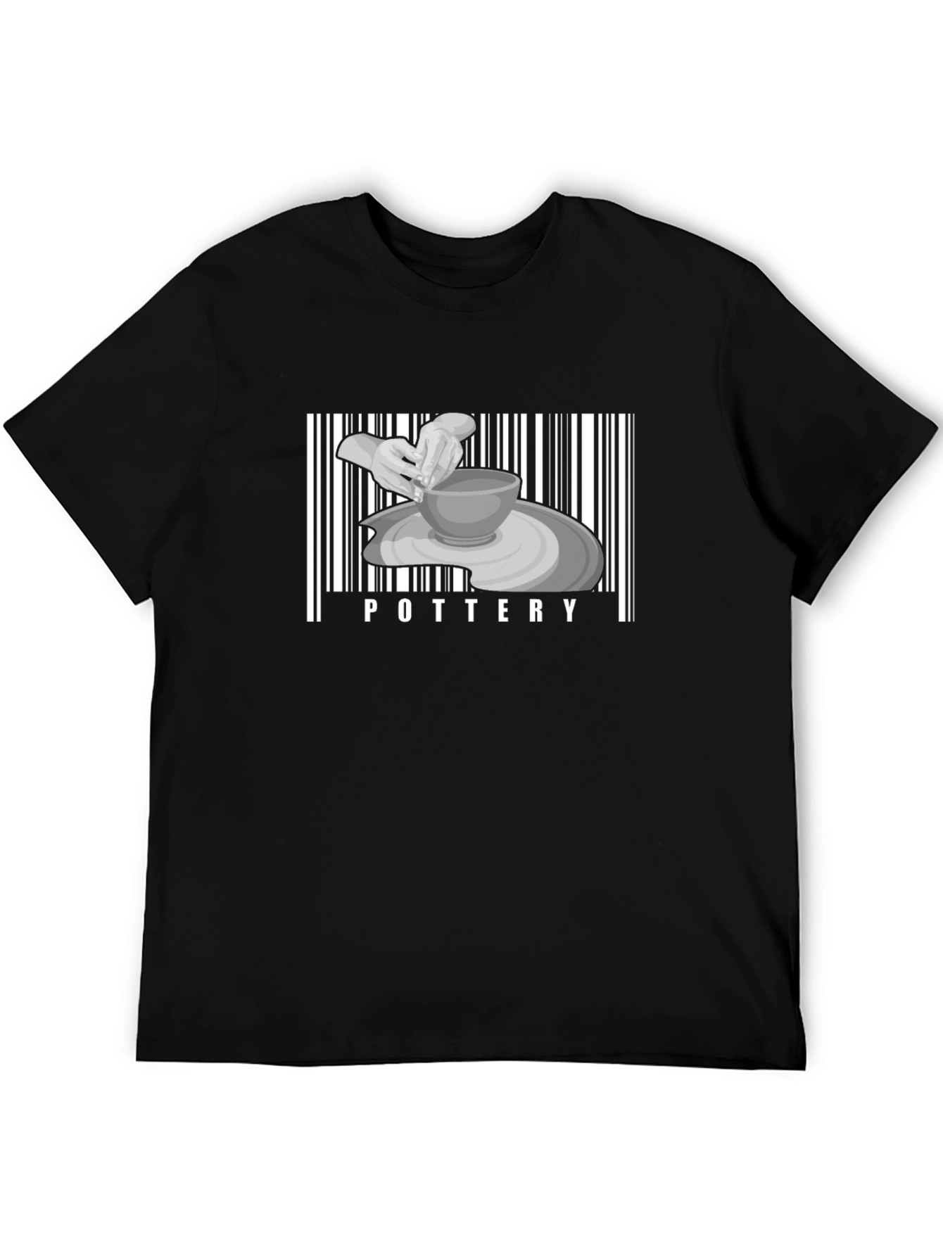 Pottery Barcode Graphic T-Shirt