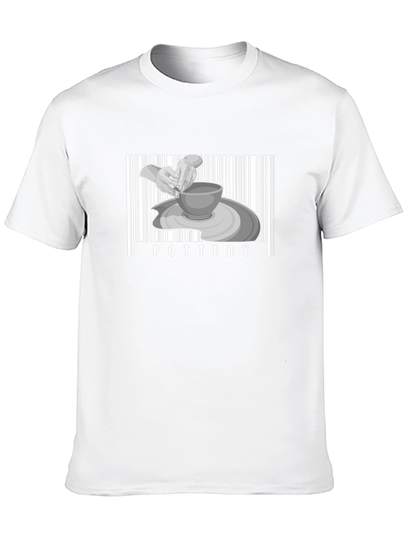 Pottery Barcode Graphic T-Shirt