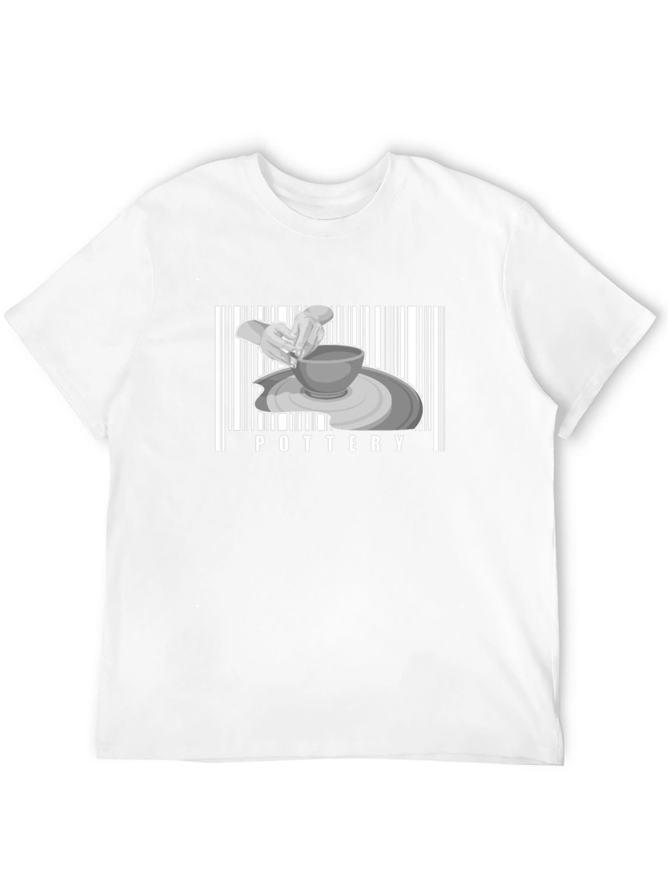 Pottery Barcode Graphic T-Shirt