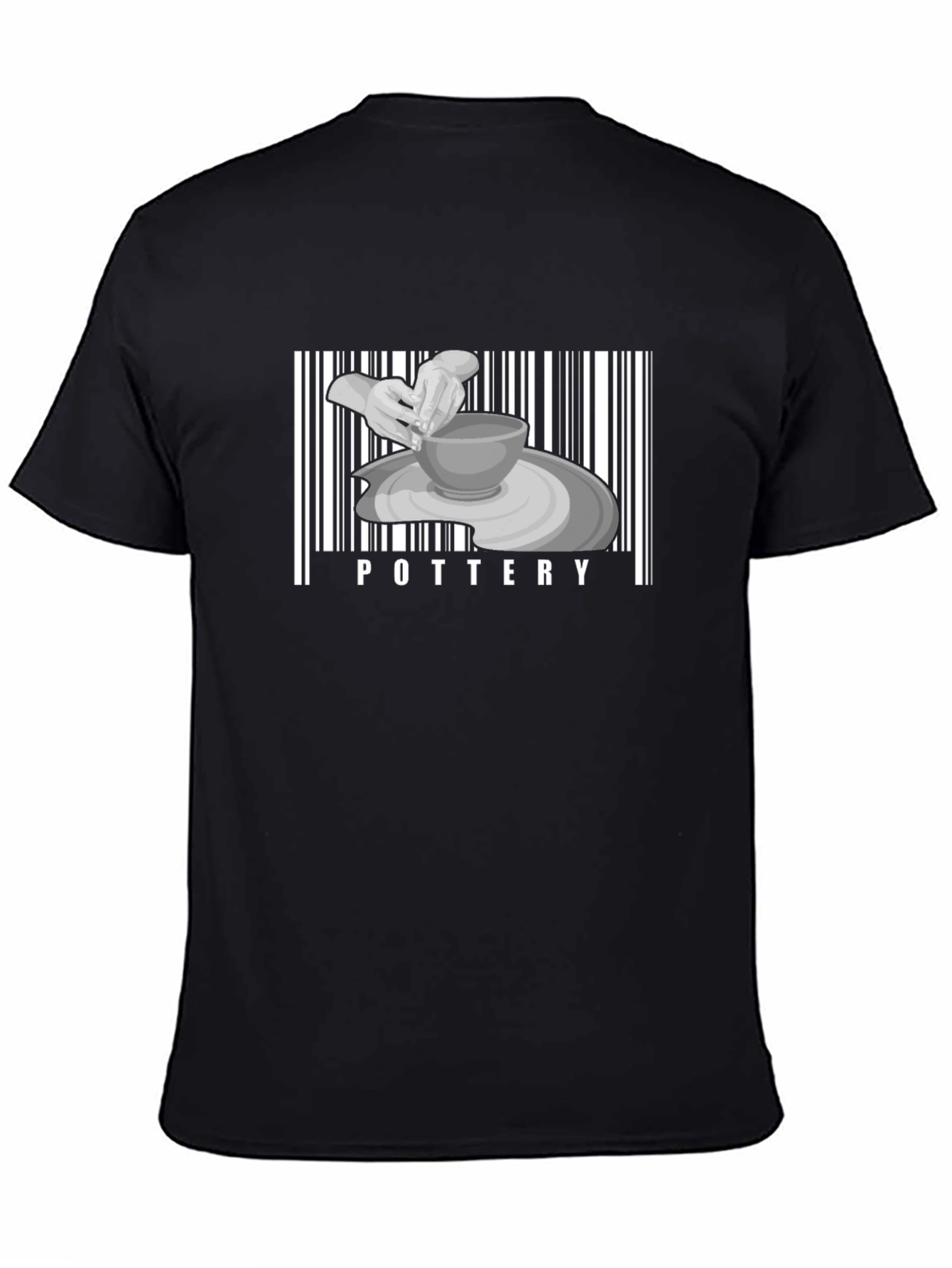 Pottery Barcode Graphic T-Shirt