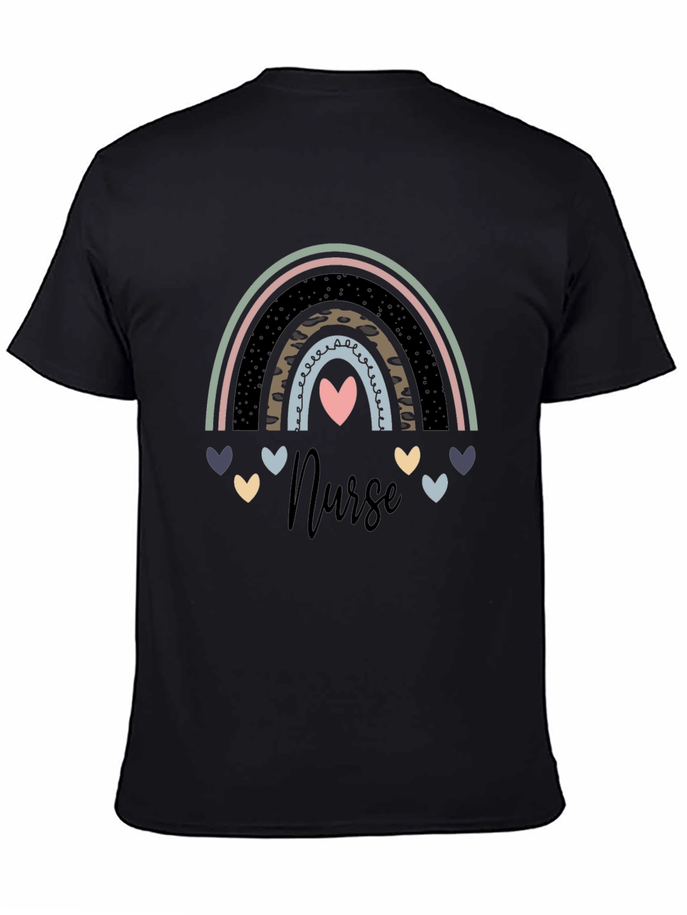 Nurse Rainbow Heart T-Shirt