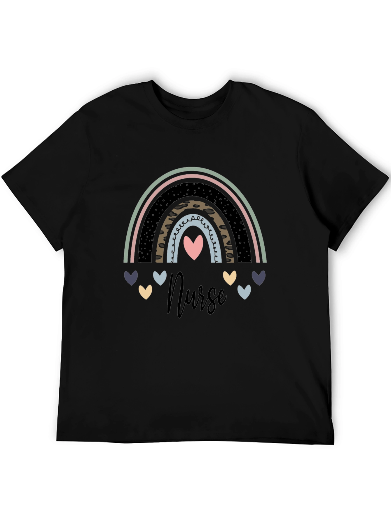 Nurse Rainbow Heart T-Shirt