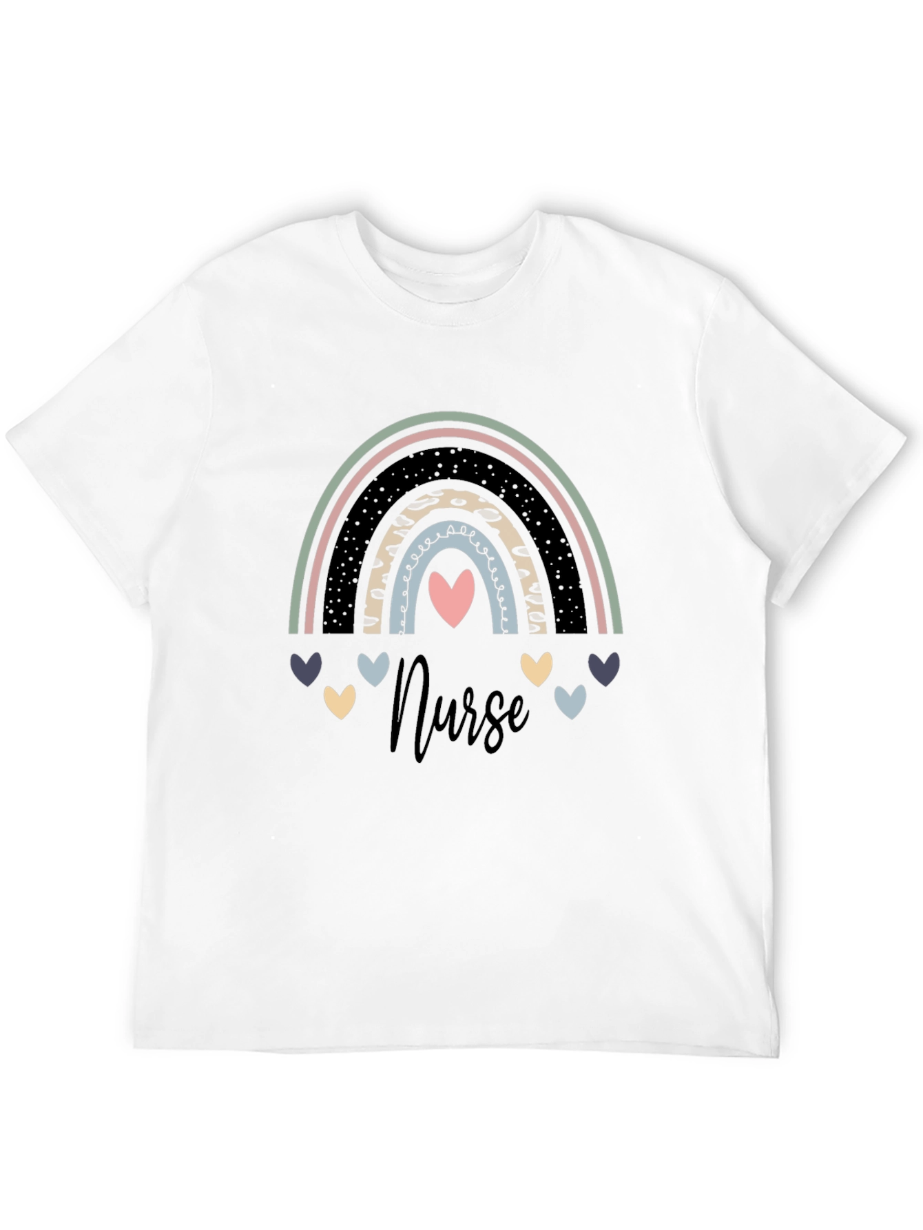 Nurse Rainbow Heart T-Shirt