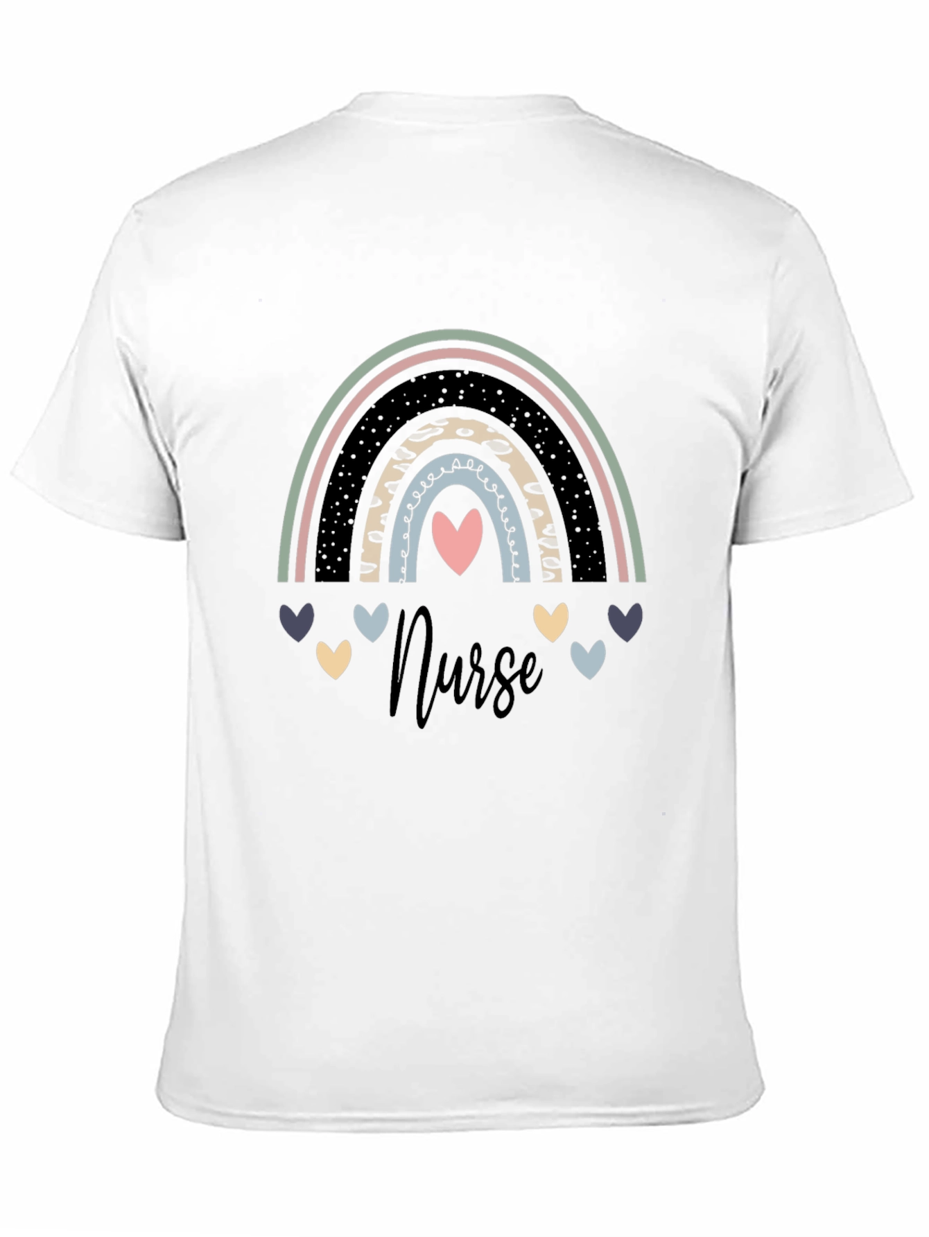 Nurse Rainbow Heart T-Shirt