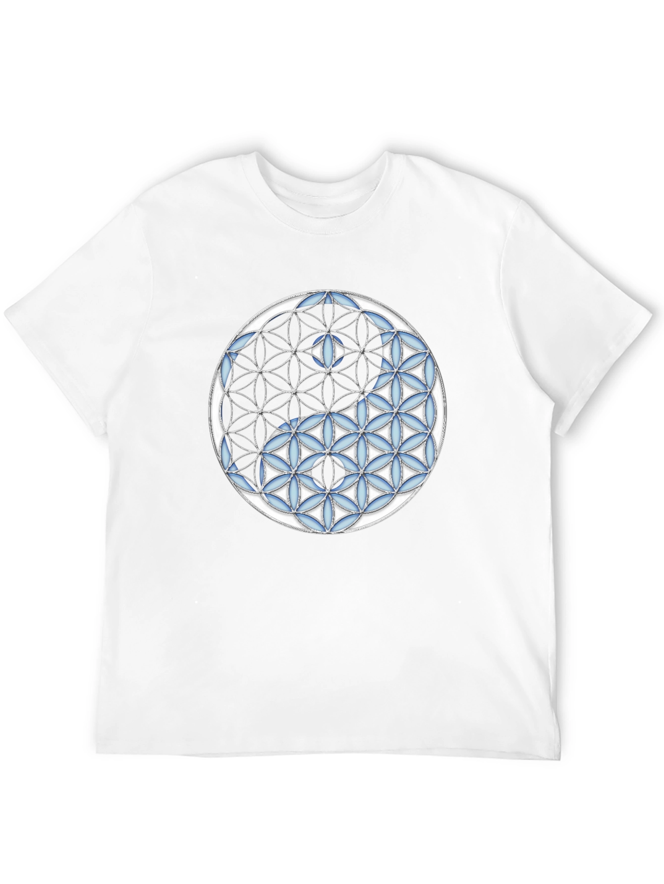 Yin Yang Flower of Life Graphic Tee