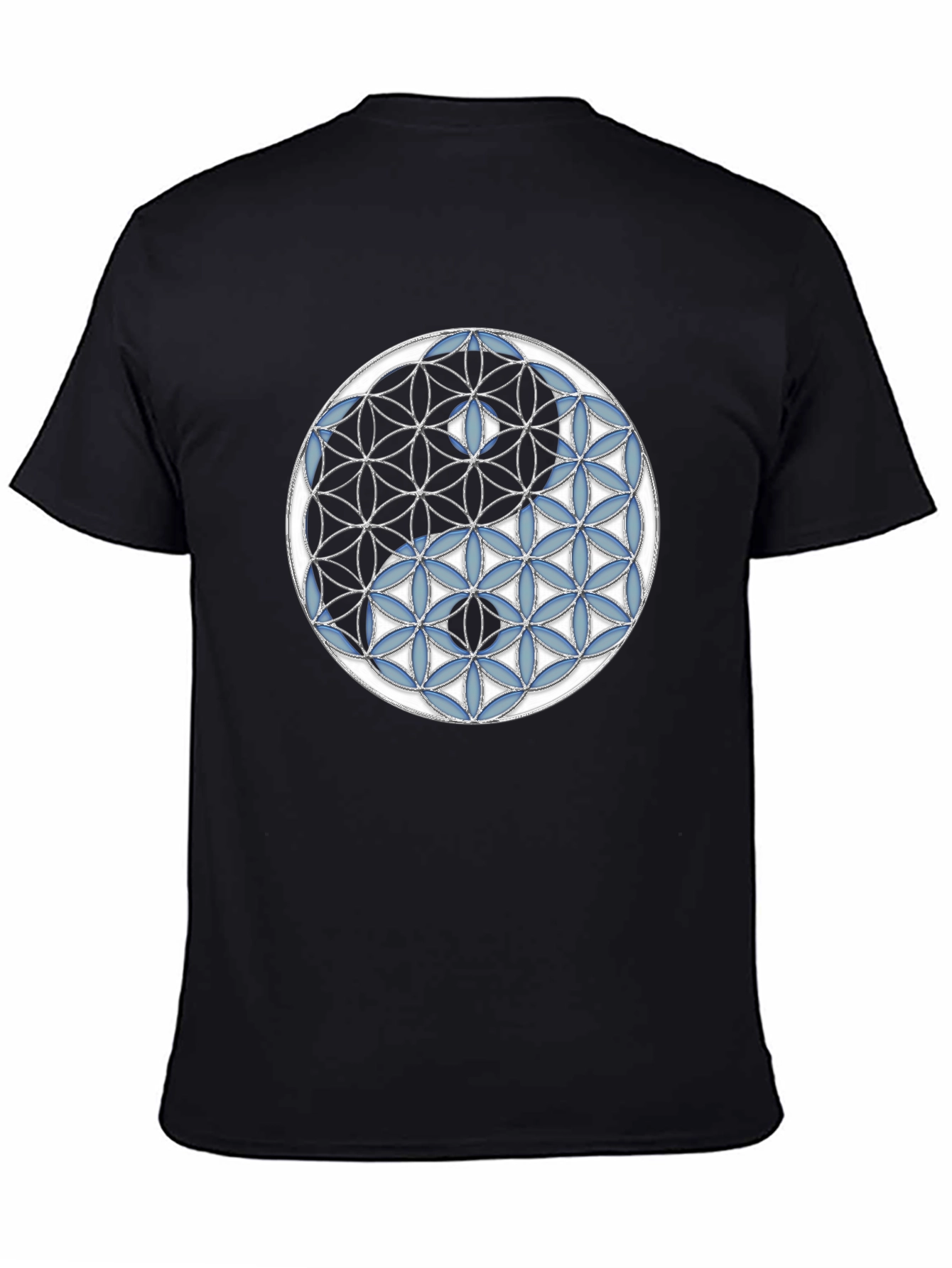 Yin Yang Flower of Life Graphic Tee