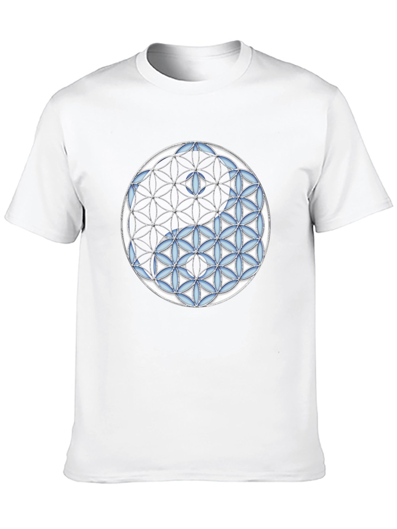 Yin Yang Flower of Life Graphic Tee