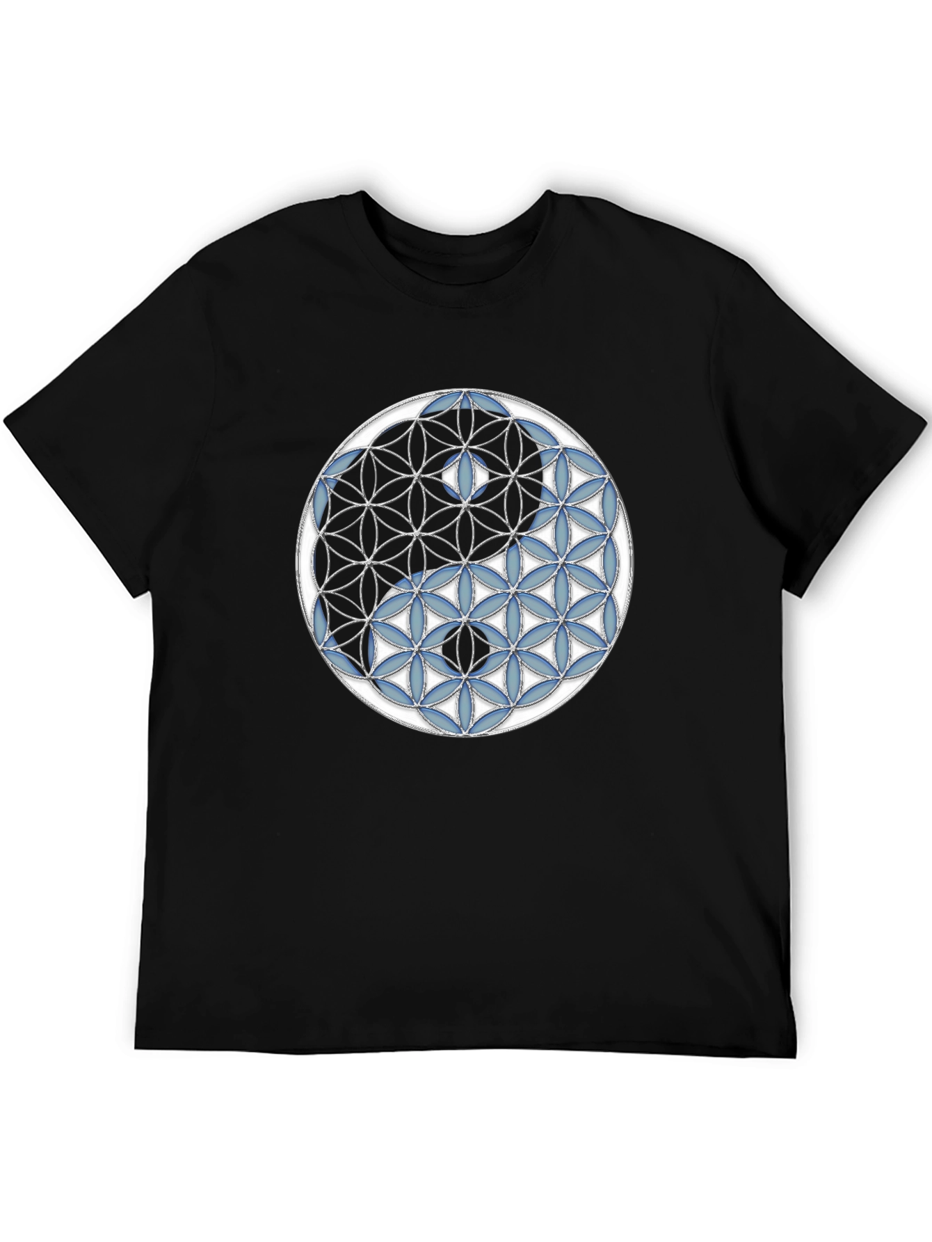 Yin Yang Flower of Life Graphic Tee