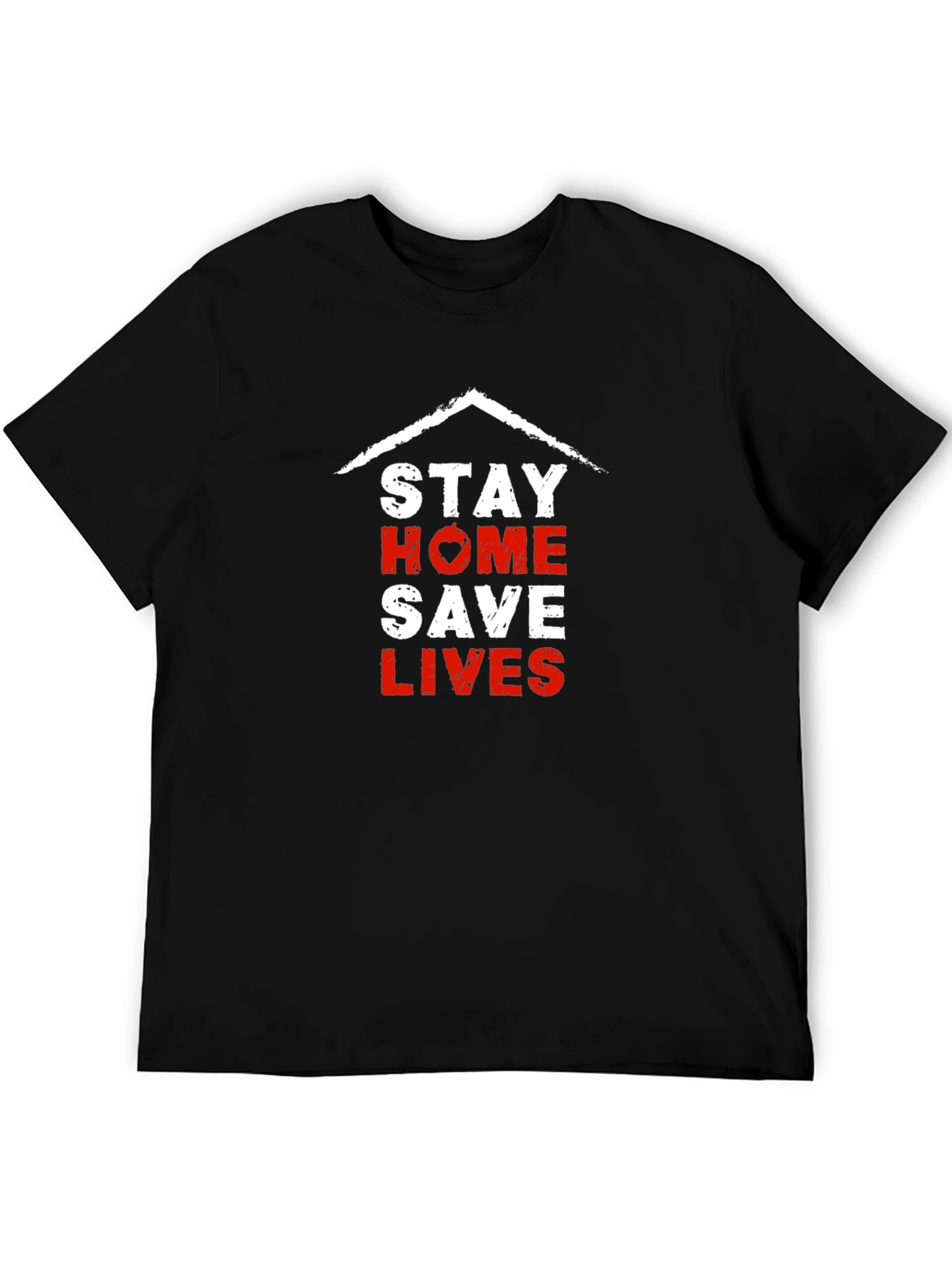 Stay Home Save Lives Graphic T-Shirt