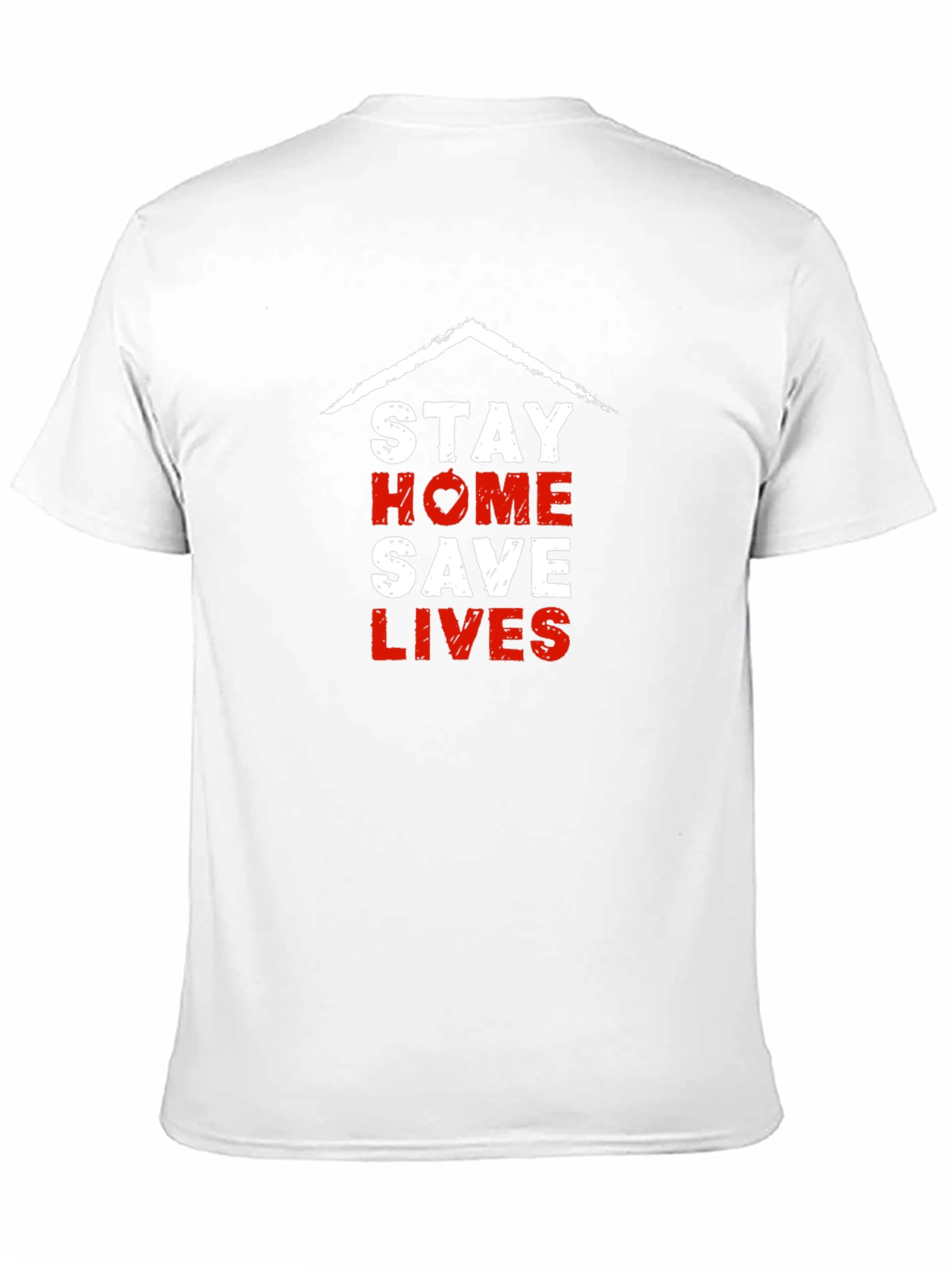 Stay Home Save Lives Graphic T-Shirt
